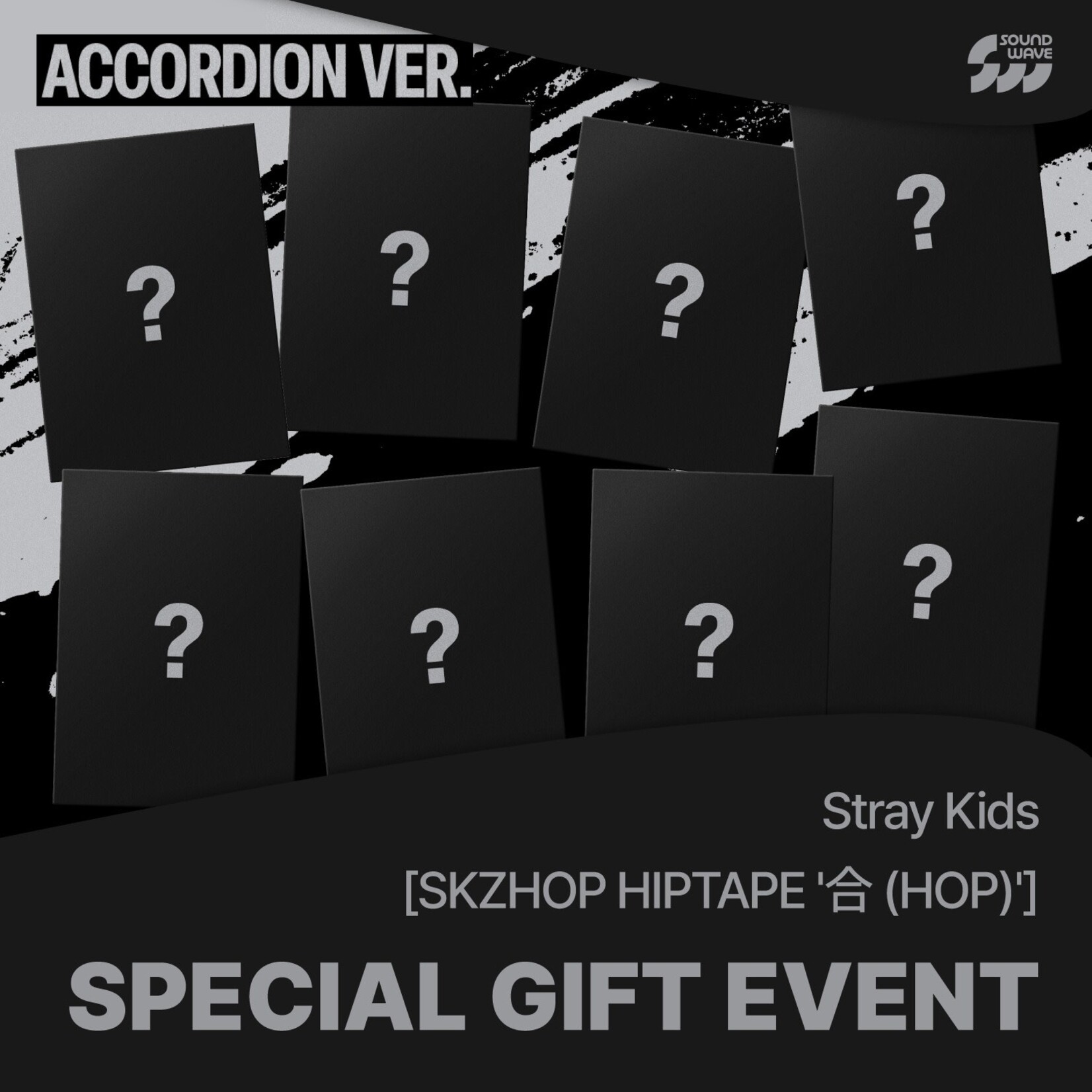 Stray Kids Stray Kids - SKZHOP HIPTAPE ‘合 (HOP)’ (ACCORDION VER.) + Random Photocard (SW)