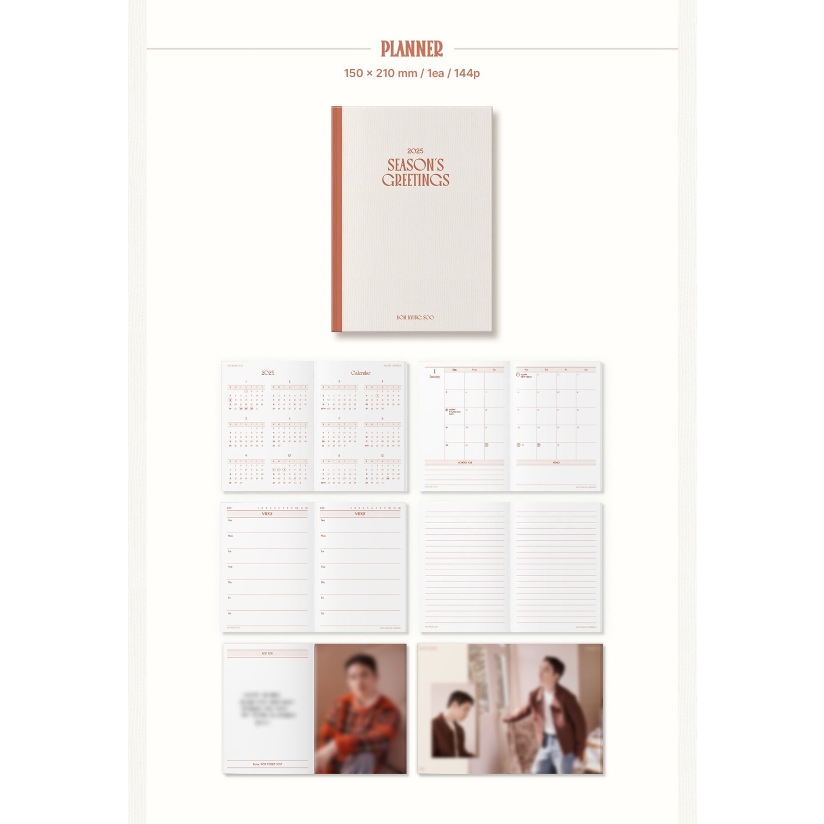 EXO DOH KYUNG SOO - 2025 SEASON'S GREETINGS + Photocard Set (SW)