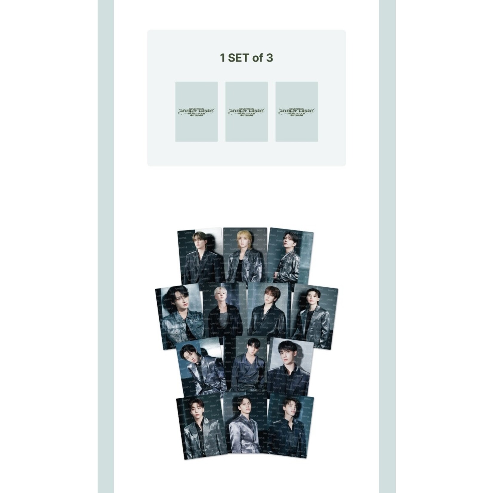 Seventeen SEVENTEEN - '[RIGHT HERE] WORLD TOUR IN JAPAN' Trading Card Pack