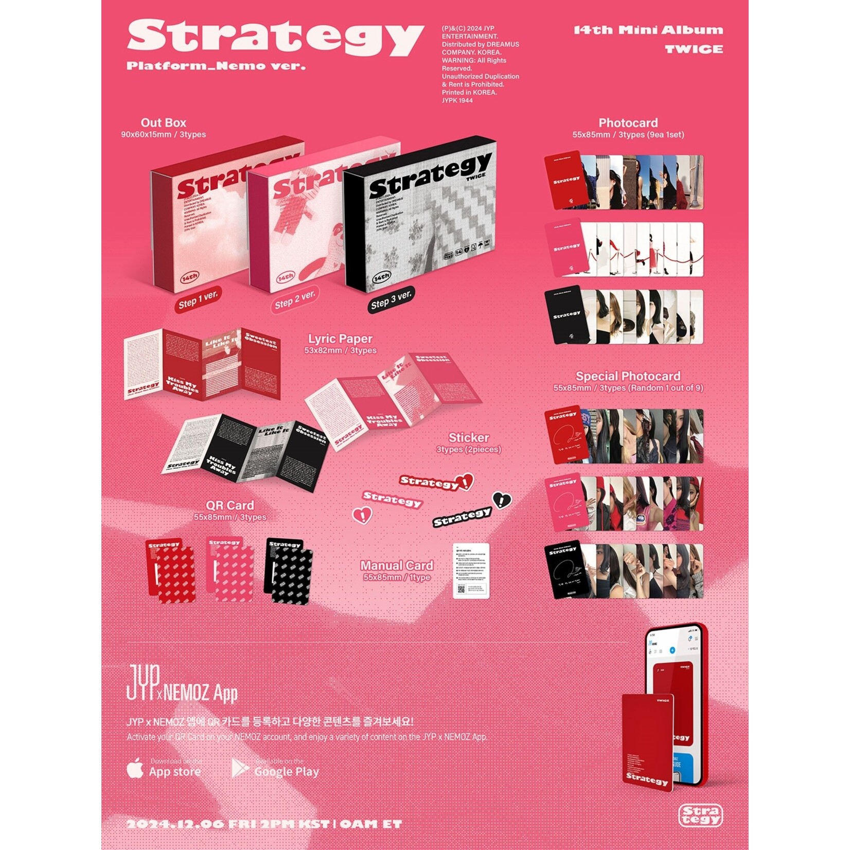 Twice TWICE - 14th Mini Album [STRATEGY] (Platform_Nemo ver)