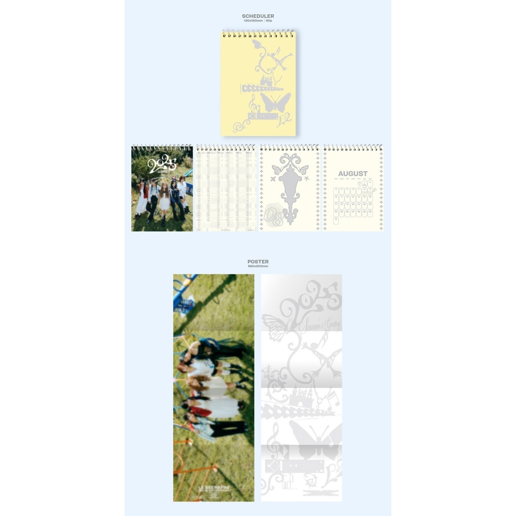Le Sserafim LE SSERAFIM - 2025 SEASON'S GREETINGS + Weverse Gift (WS)