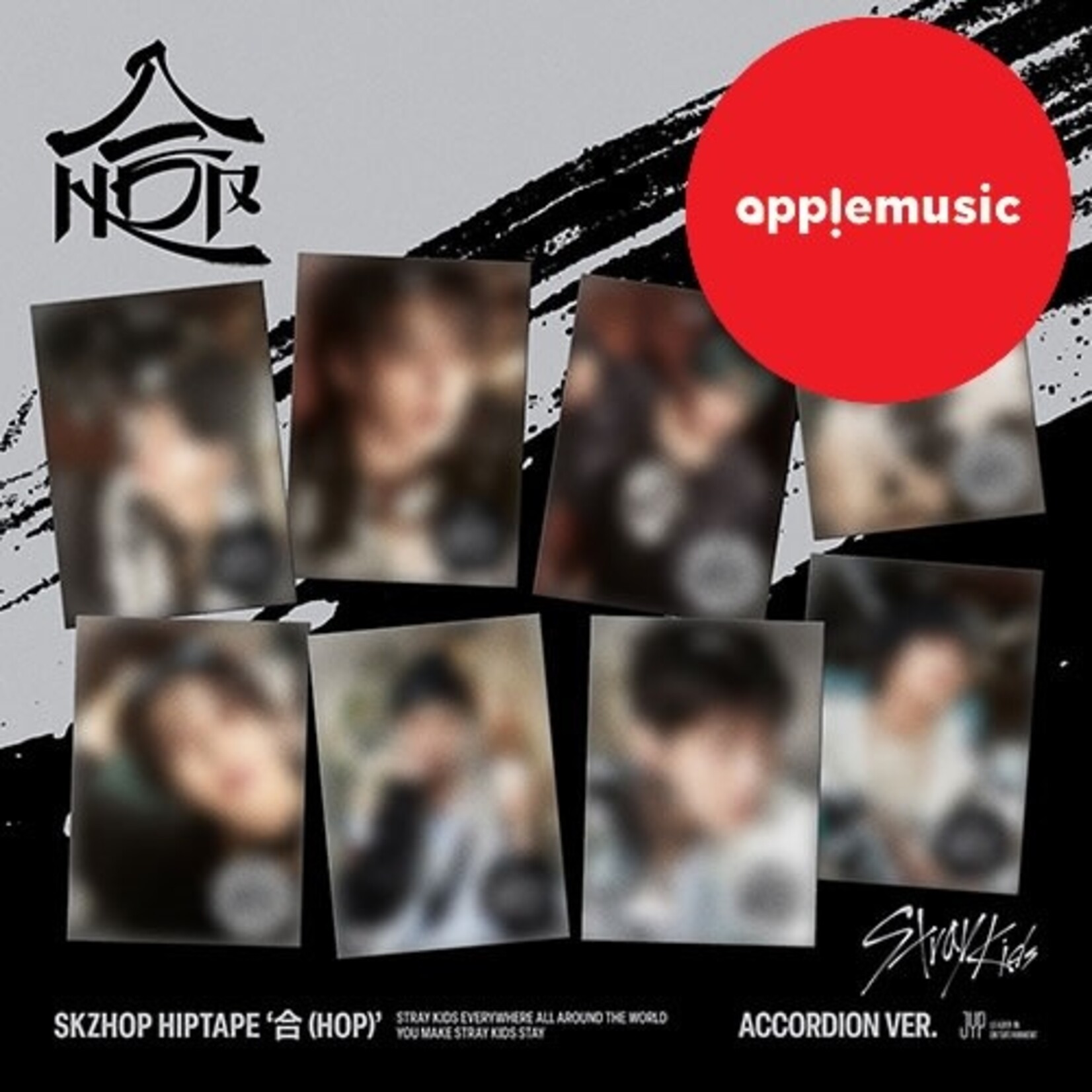Stray Kids Stray Kids - SKZHOP HIPTAPE ‘合 (HOP)’ (ACCORDION VER.) + Random Photocard (APPLE MUSIC)