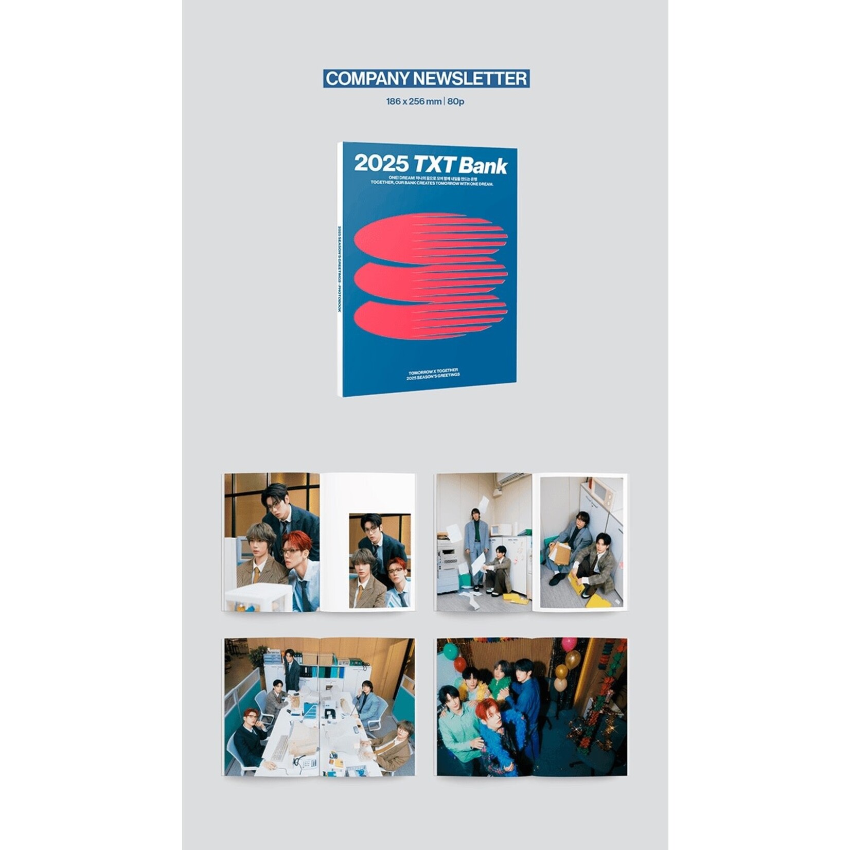 TXT TOMORROW X TOGETHER - 2025 SEASON'S GREETINGS+WALL CALENDAR SET + Weverse Gift (WS)