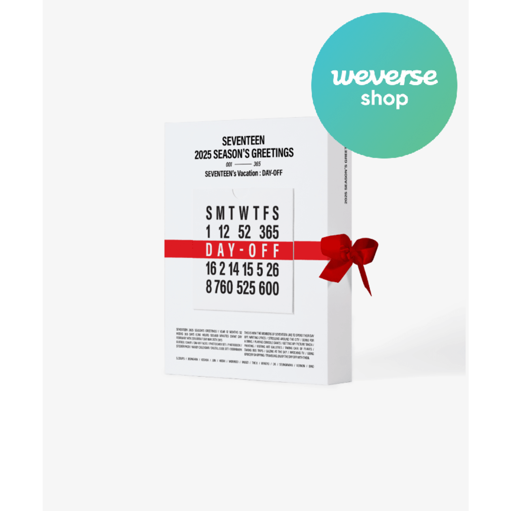 Seventeen SEVENTEEN - 2025 SEASON'S GREETINGS + Weverse Gift (WS)