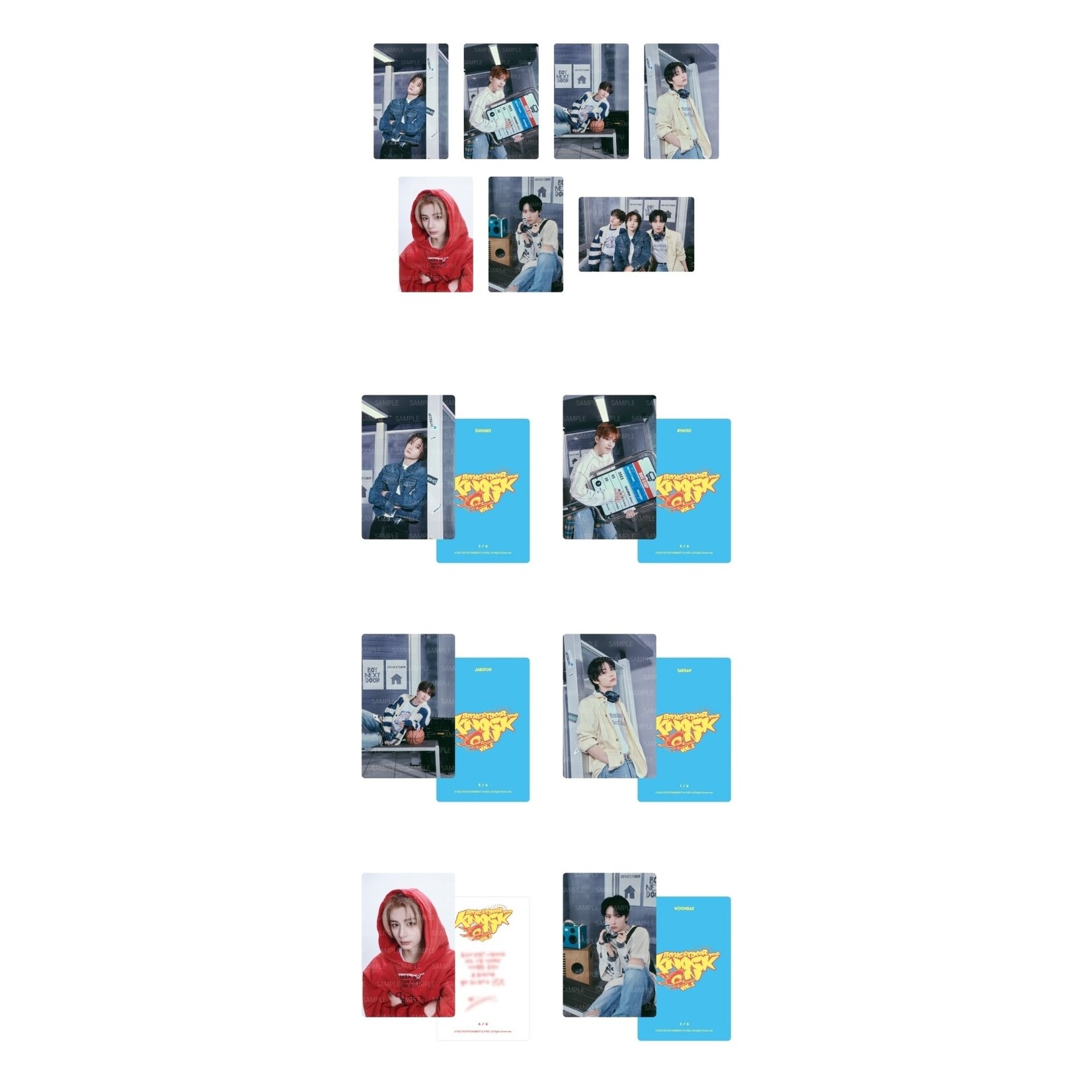 BoyNextDoor BOYNEXTDOOR - BOYNEXTDOOR TOUR ‘KNOCK ON Vol.1’ PHOTOCARD PACK