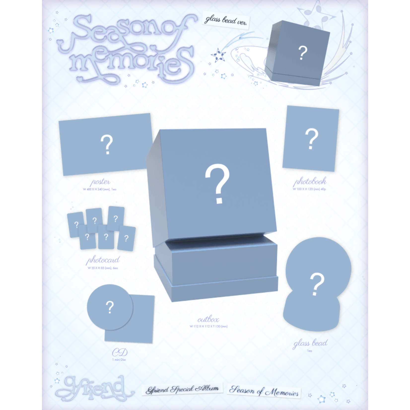 gfriend 여자친구 (GFRIEND) - Special Album 'Season of Memories' (Glass Bead ver.) + Weverse Gift (WS)