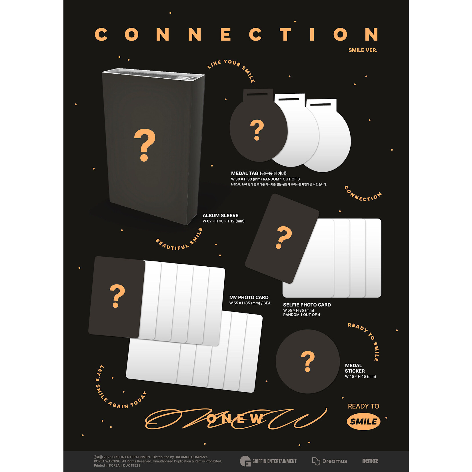 Shinee ONEW - 4th Mini Album [CONNECTION] (SMILE Ver.)