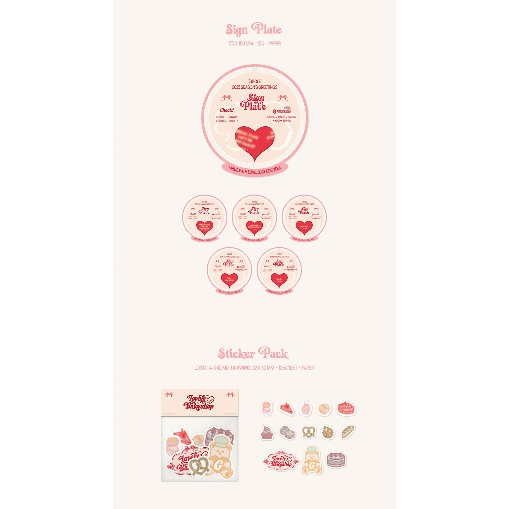 i-dle* (G)I-DLE - 2025 SEASON’S GREETINGS [Lovely Bakeshop]