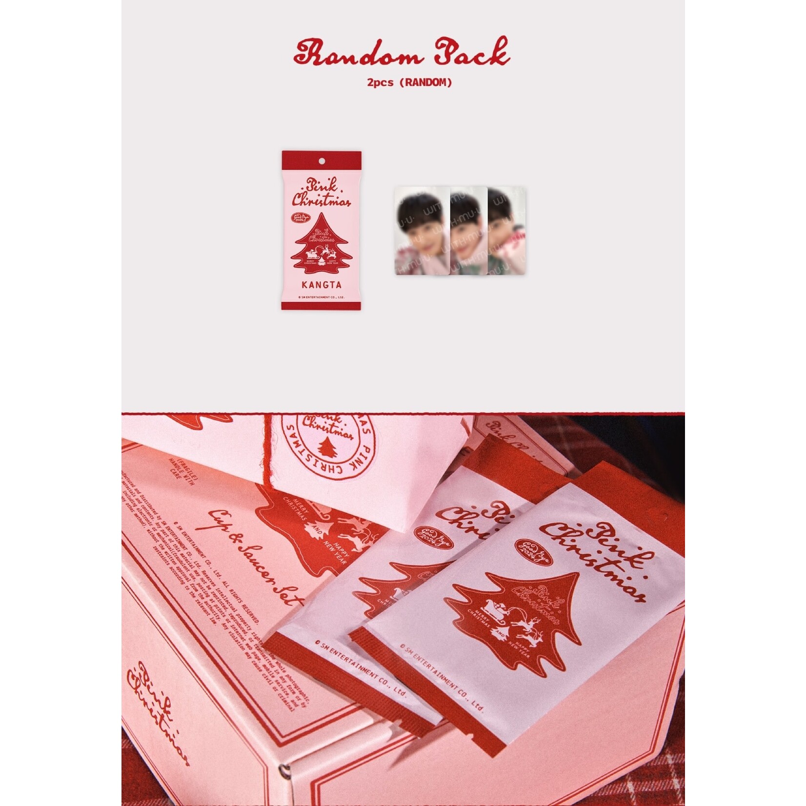 KANGTA KANGTA - [2024 PINK CHRISTMAS] PHOTO CARD RANDOM PACK