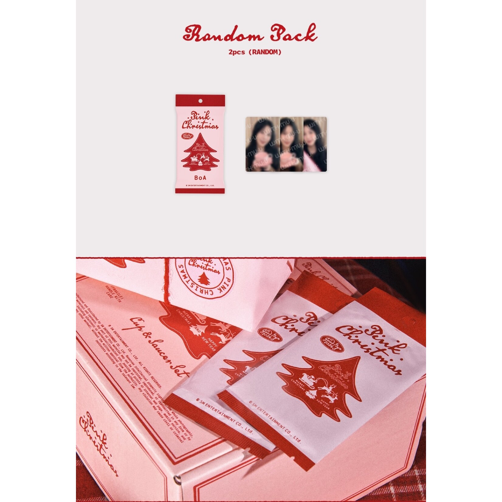 BOA BoA - [2024 PINK CHRISTMAS] PHOTO CARD RANDOM PACK