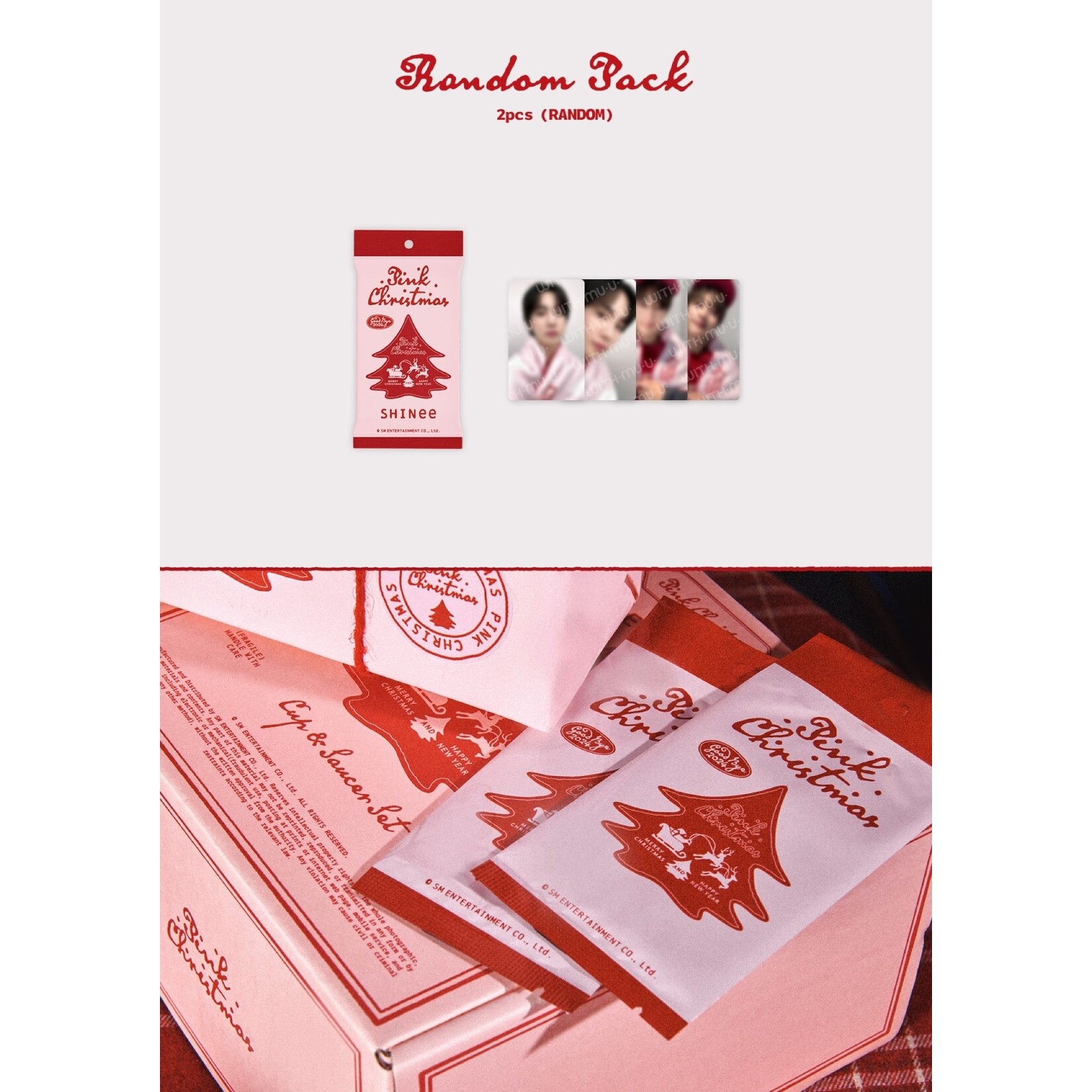 Shinee SHINee - [2024 PINK CHRISTMAS] PHOTO CARD RANDOM PACK
