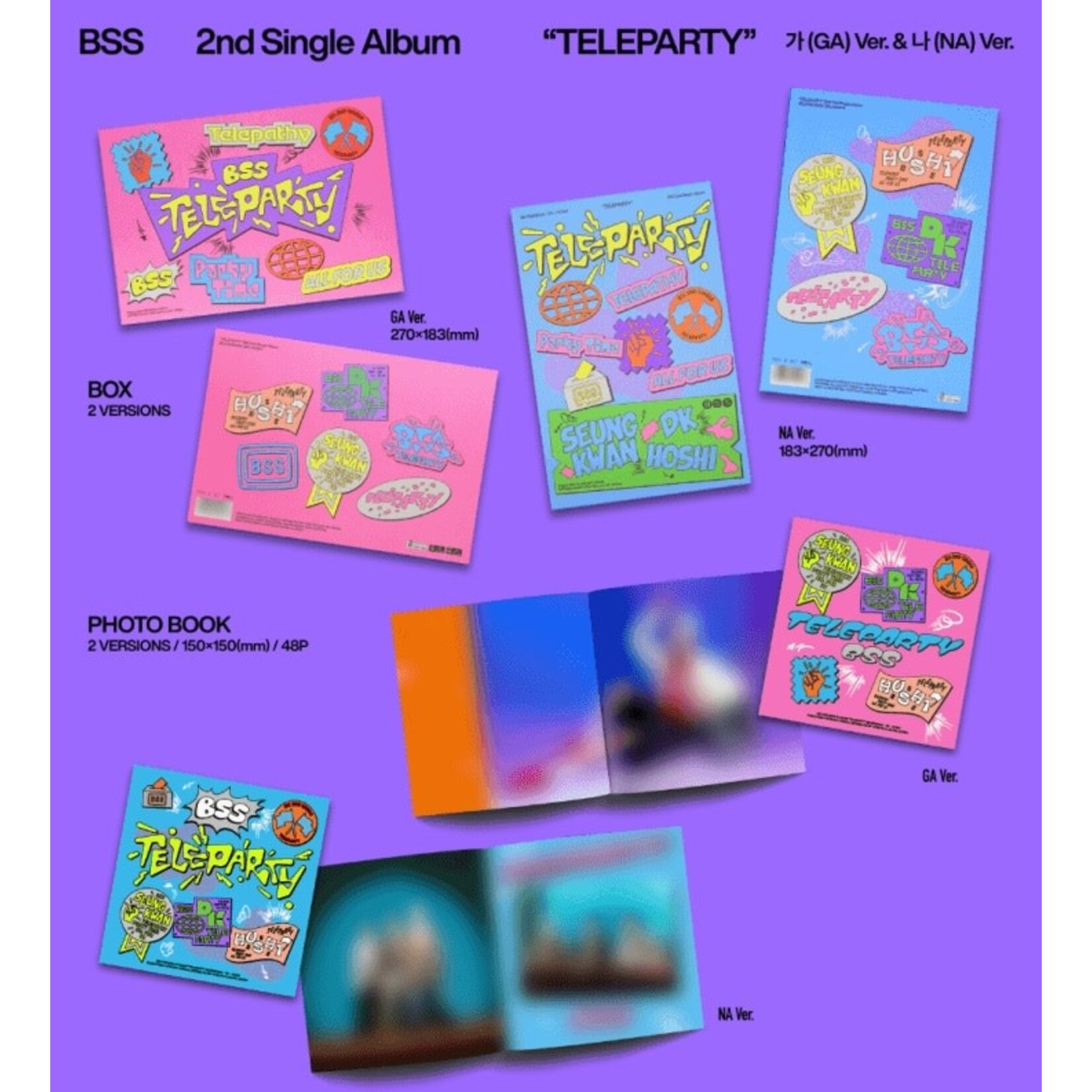 Seventeen SEVENTEEN - BSS 2nd Single Album [TELEPARTY] (Photobook Ver.)