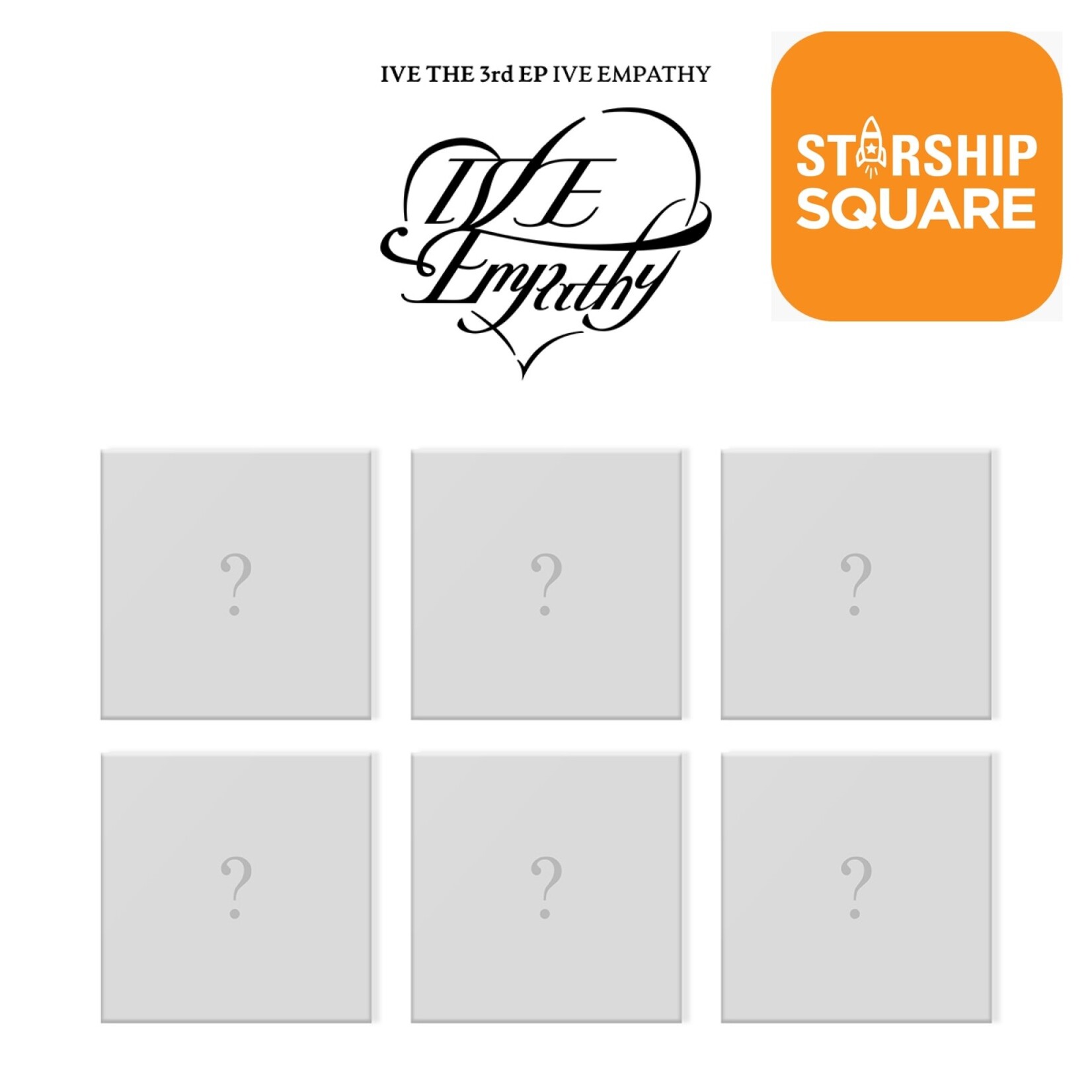 Ive IVE - THE 3rd EP [IVE EMPATHY] (Digipack Ver.) + Random Photocard (STARSHIP SQUARE)