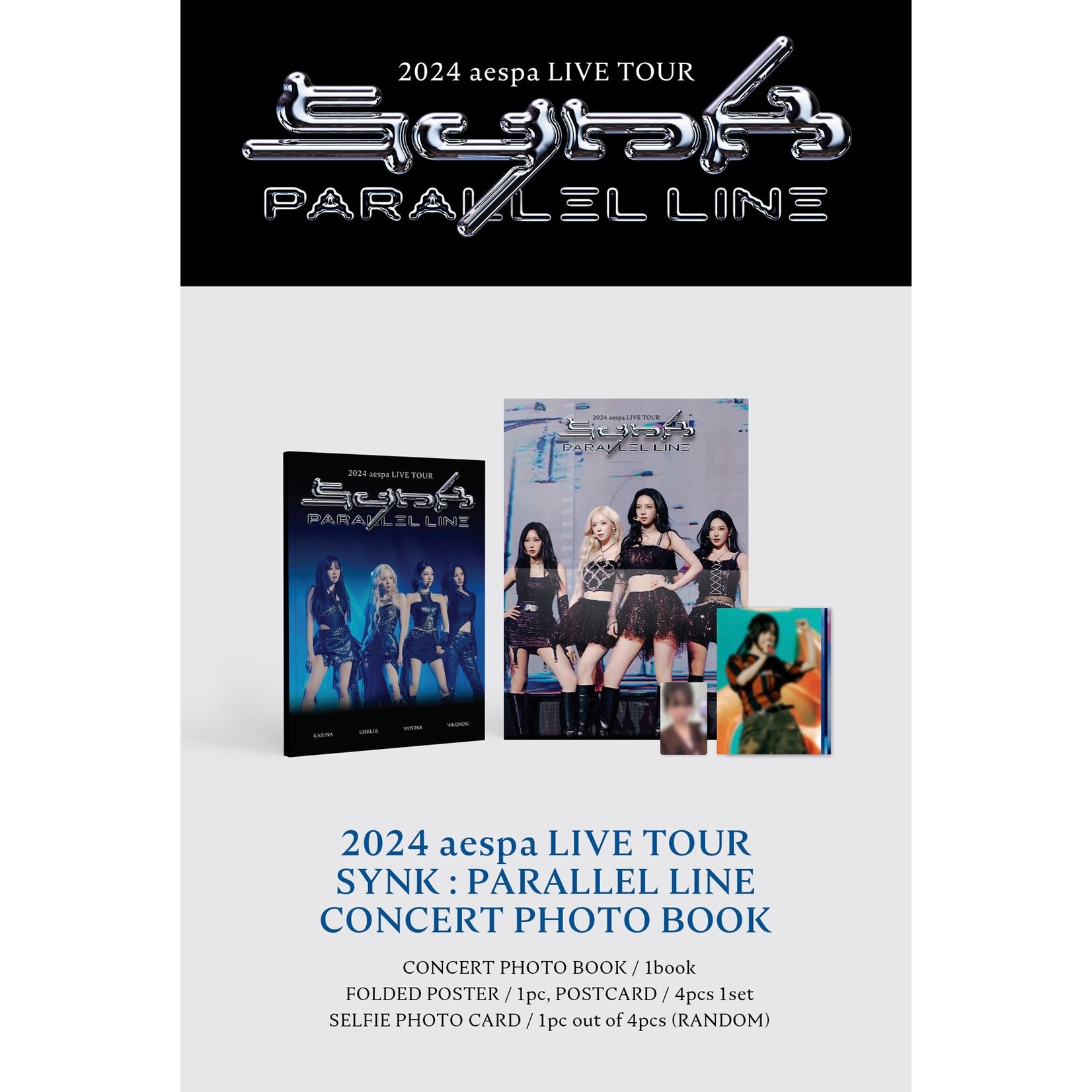 Aespa aespa - 2024 aespa LIVE TOUR ‘SYNK : PARALLEL LINE’ CONCERT PHOTO BOOK