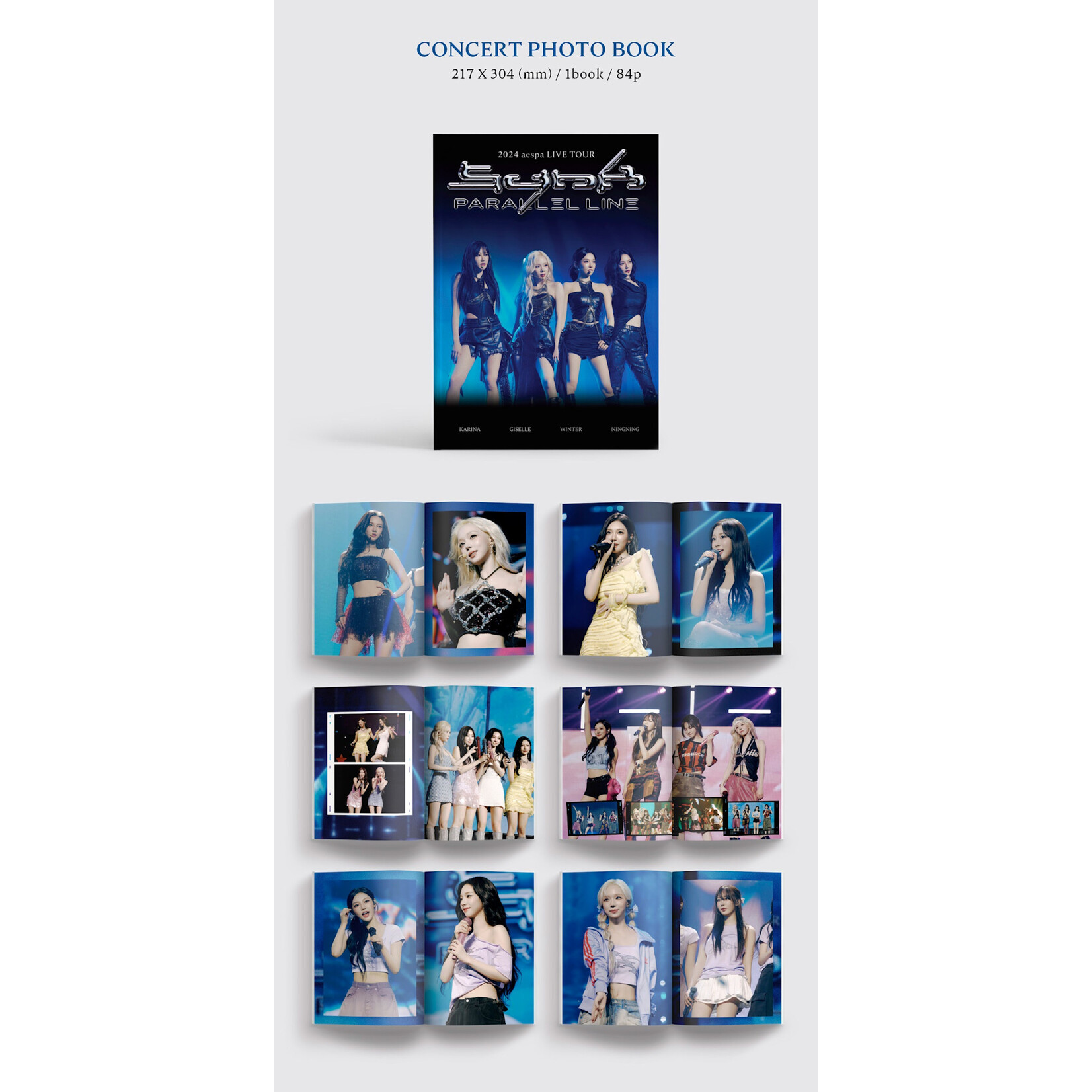 Aespa aespa - 2024 aespa LIVE TOUR ‘SYNK : PARALLEL LINE’ CONCERT PHOTO BOOK