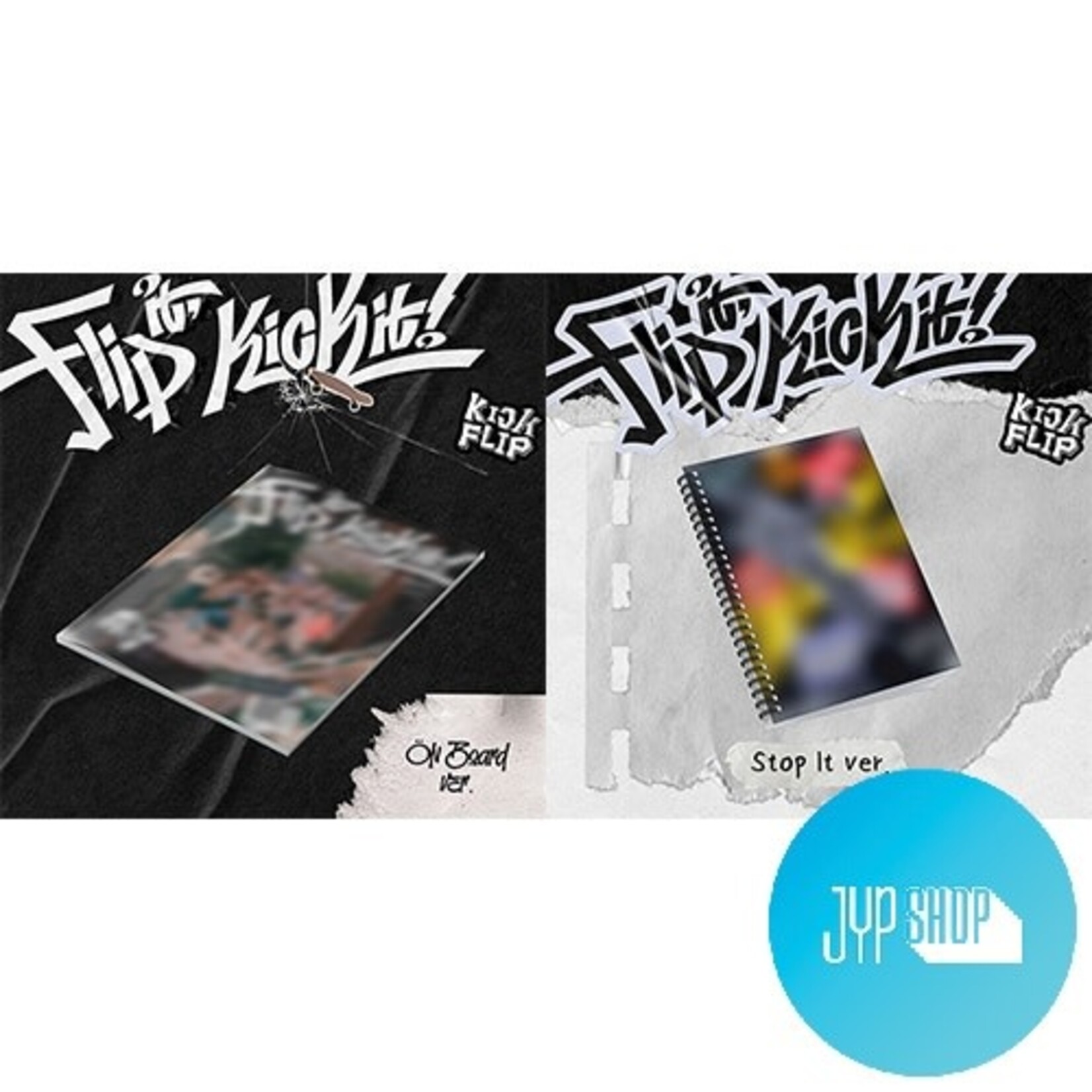 KickFlip KickFlip - 1st Mini Album [Flip it, Kick it!] (Photobook ver.) + Random Photocard (JYP SHOP)
