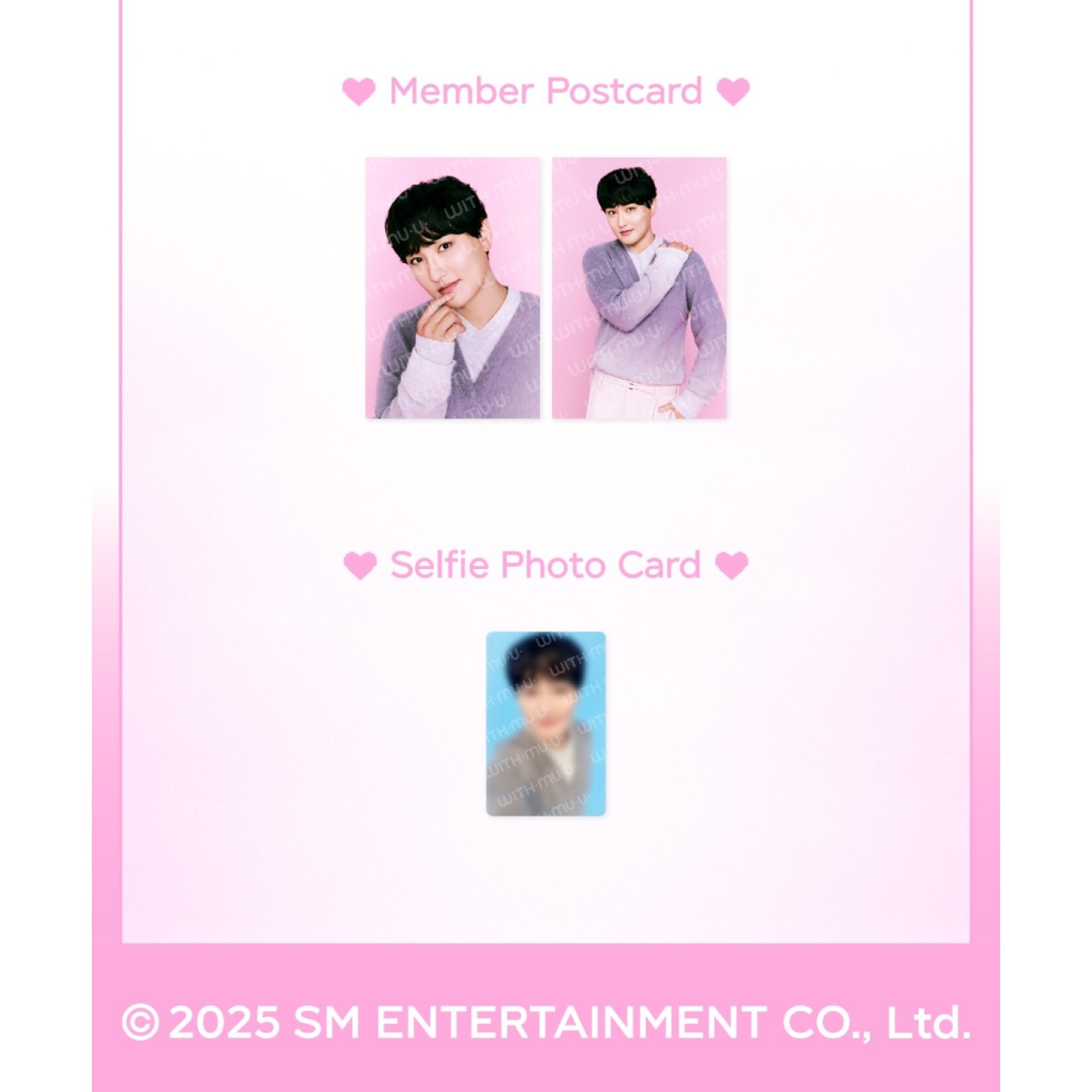 KANGTA SMTOWN LIVE 2025 TOUR OFFICIAL MD : GROUP PHOTO SET - Kangta