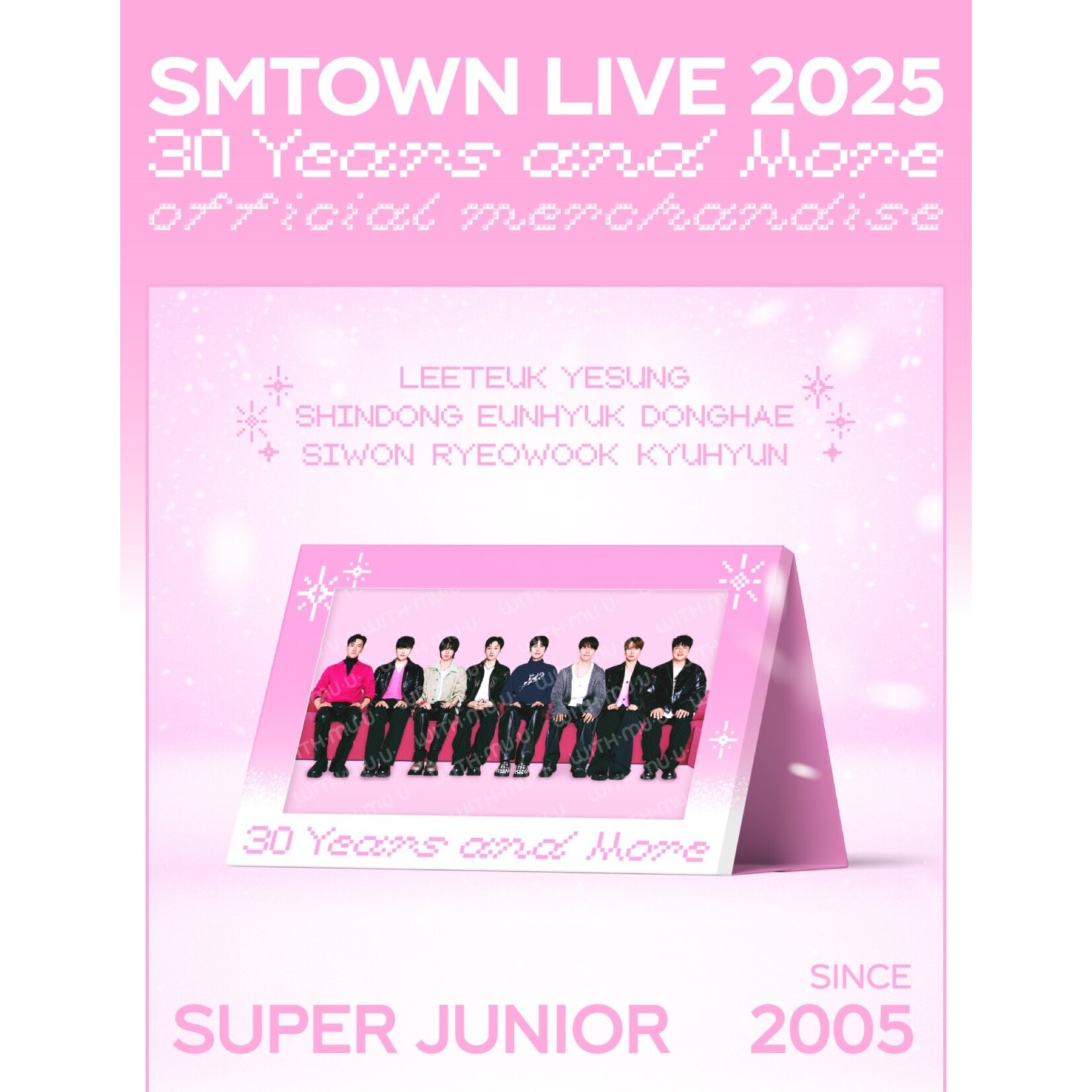 Super Junior SMTOWN LIVE 2025 TOUR OFFICIAL MD : GROUP PHOTO SET - Super Junior