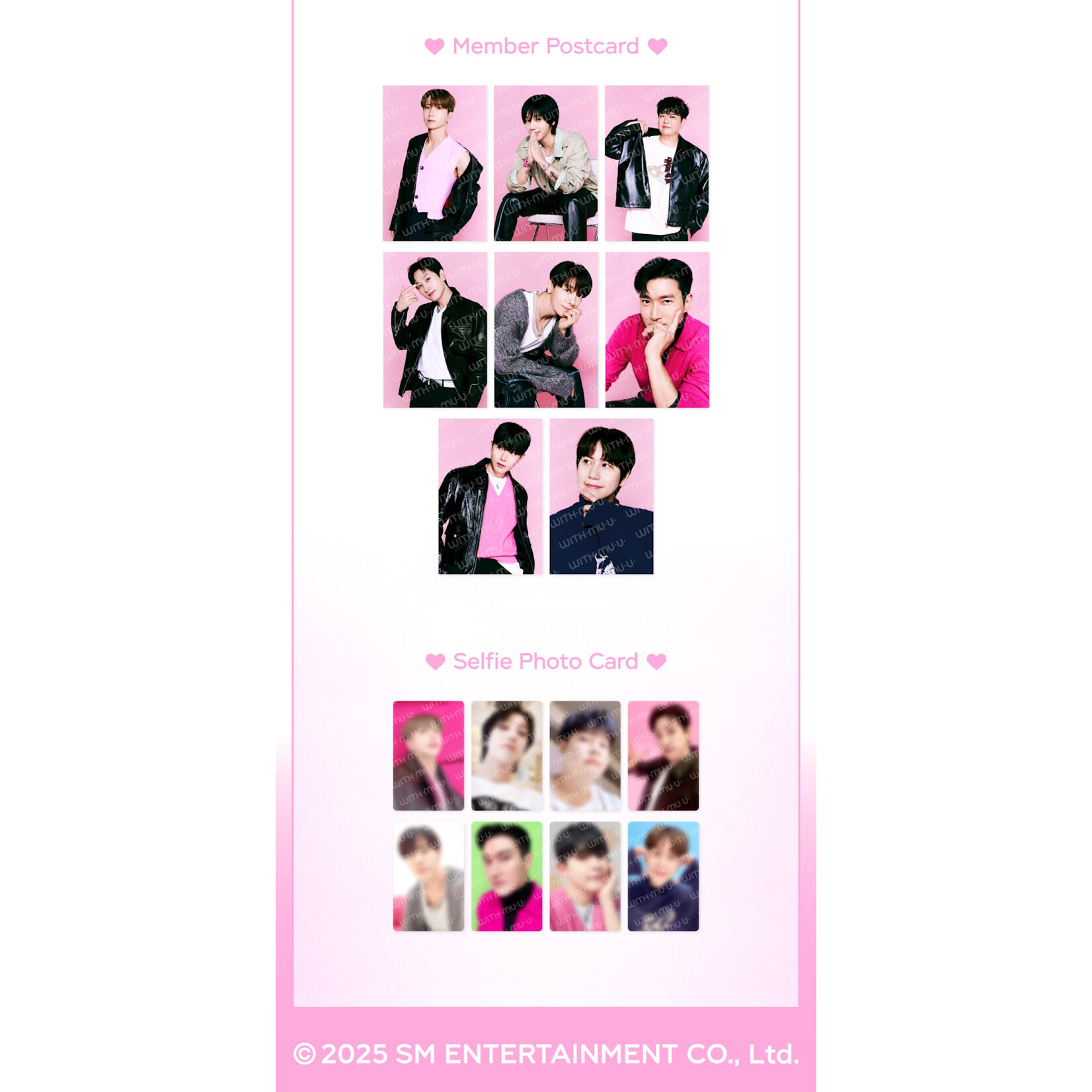 Super Junior SMTOWN LIVE 2025 TOUR OFFICIAL MD : GROUP PHOTO SET - Super Junior