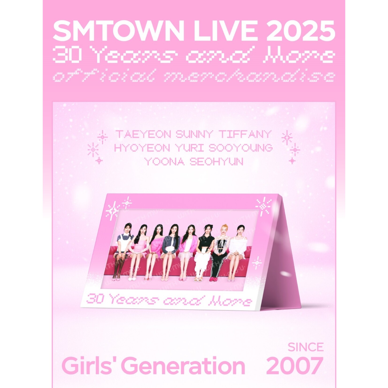 Girl's Generation SMTOWN LIVE 2025 TOUR OFFICIAL MD : GROUP PHOTO SET - SNSD