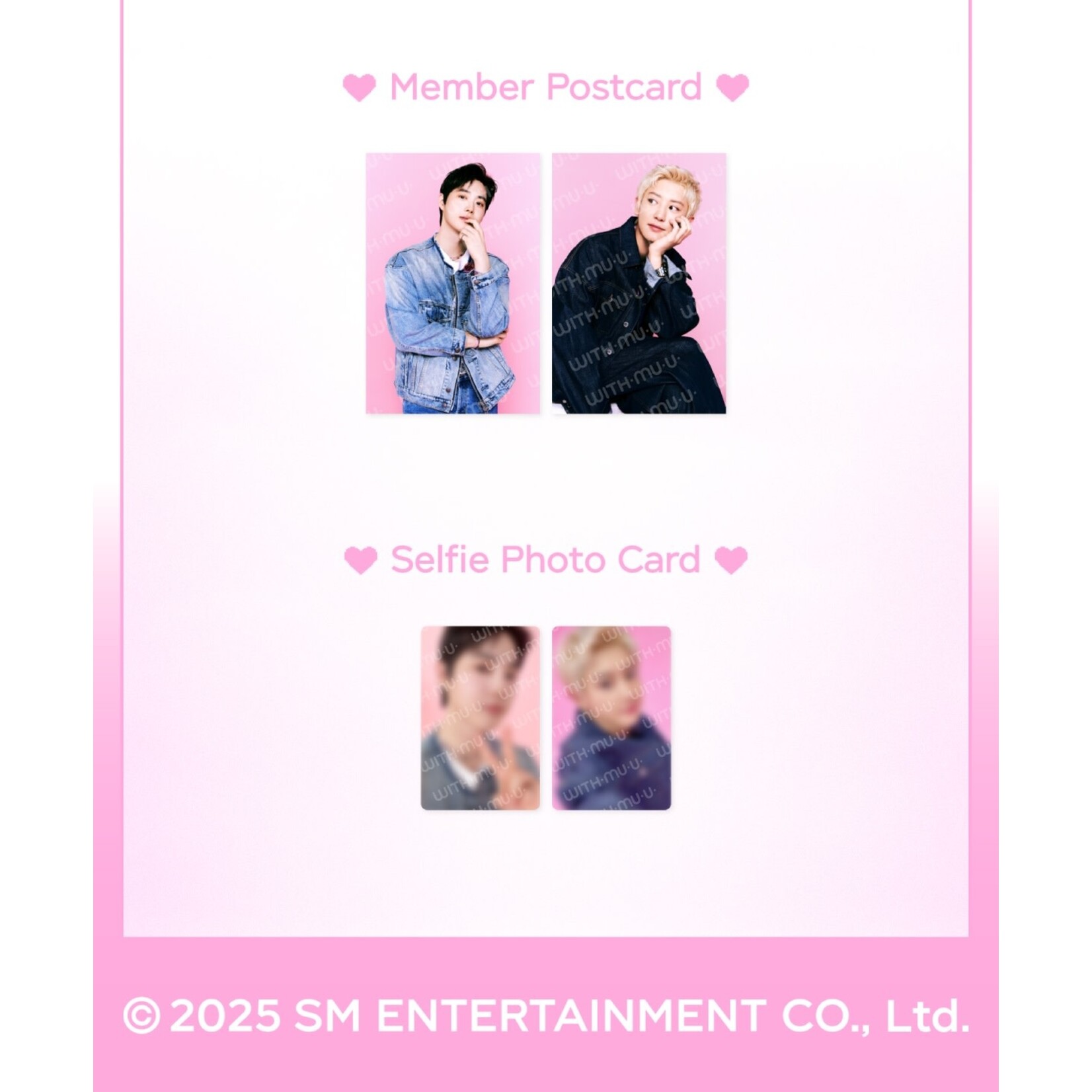 EXO SMTOWN LIVE 2025 TOUR OFFICIAL MD : GROUP PHOTO SET - EXO