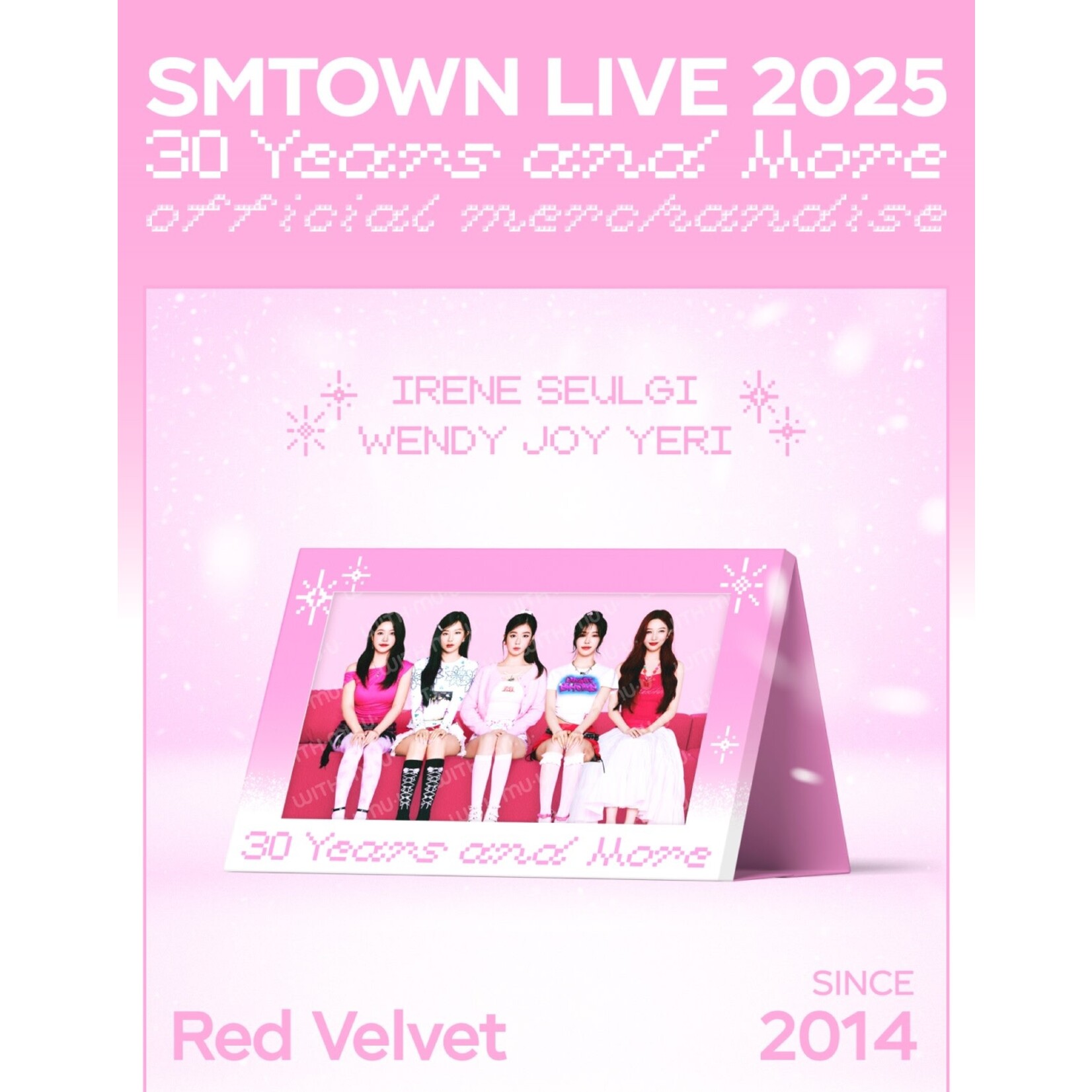Red Velvet SMTOWN LIVE 2025 TOUR OFFICIAL MD : GROUP PHOTO SET - Red Velvet