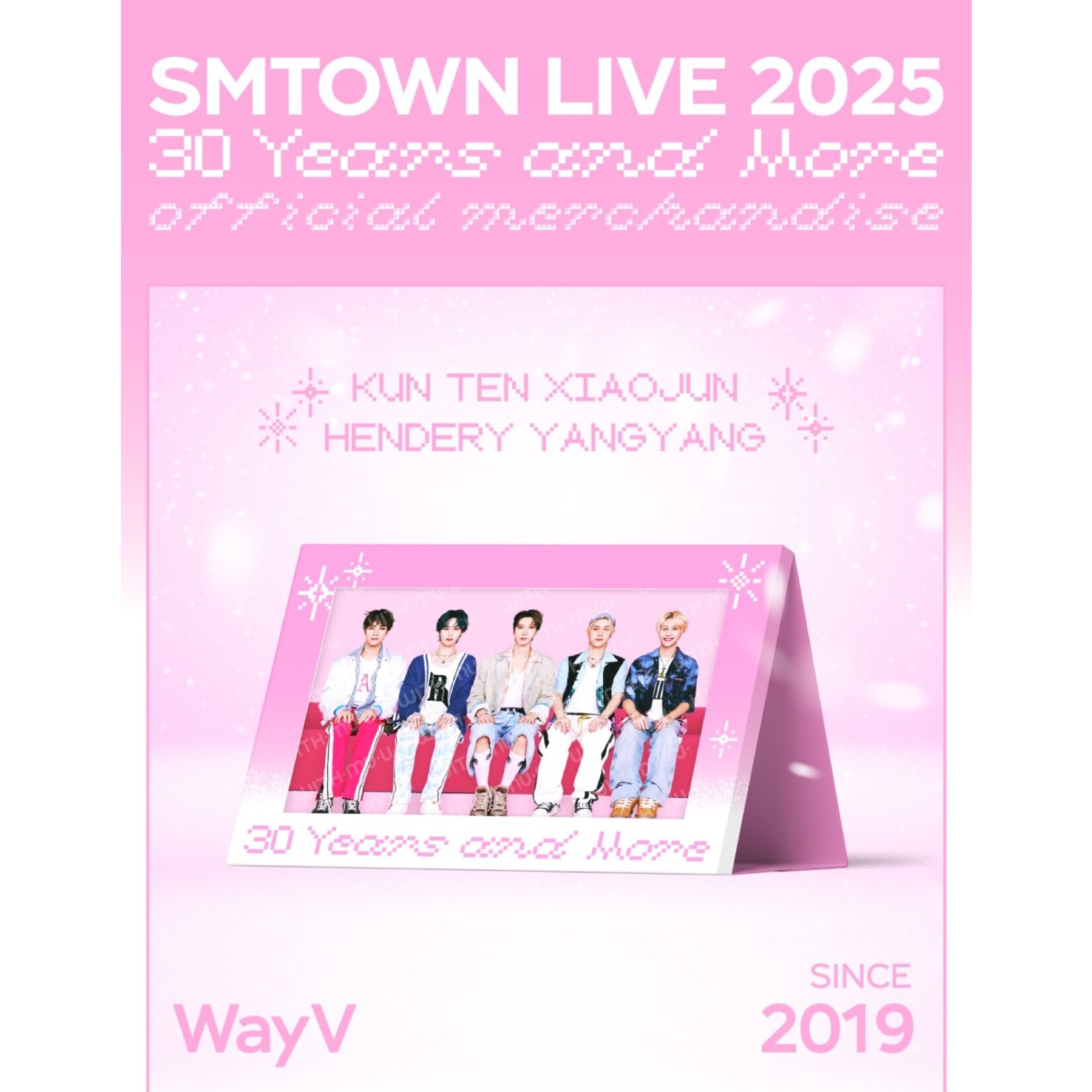 NCT SMTOWN LIVE 2025 TOUR OFFICIAL MD : GROUP PHOTO SET - WayV