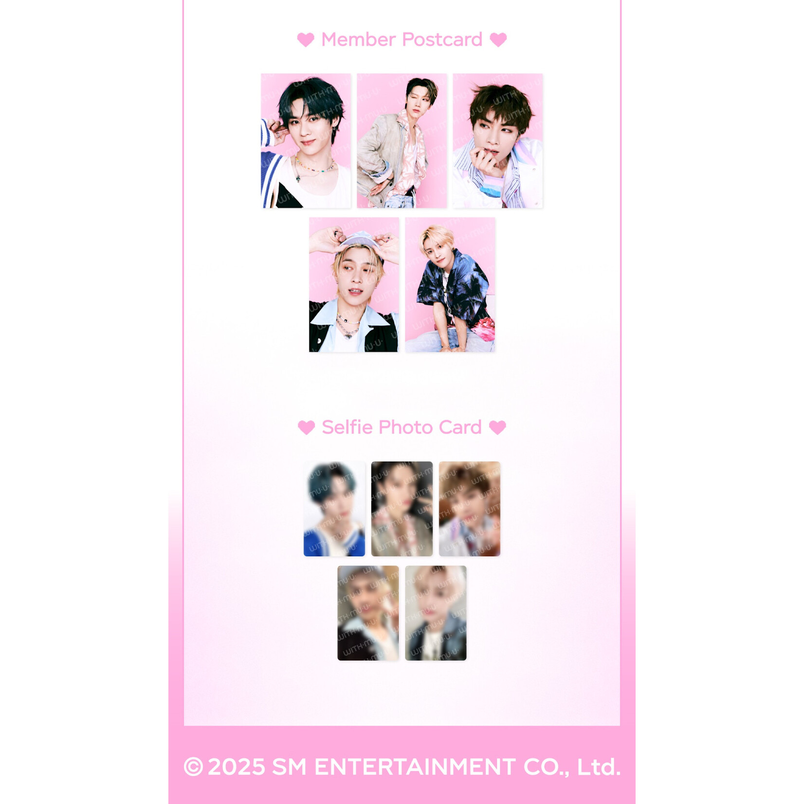 NCT SMTOWN LIVE 2025 TOUR OFFICIAL MD : GROUP PHOTO SET - WayV