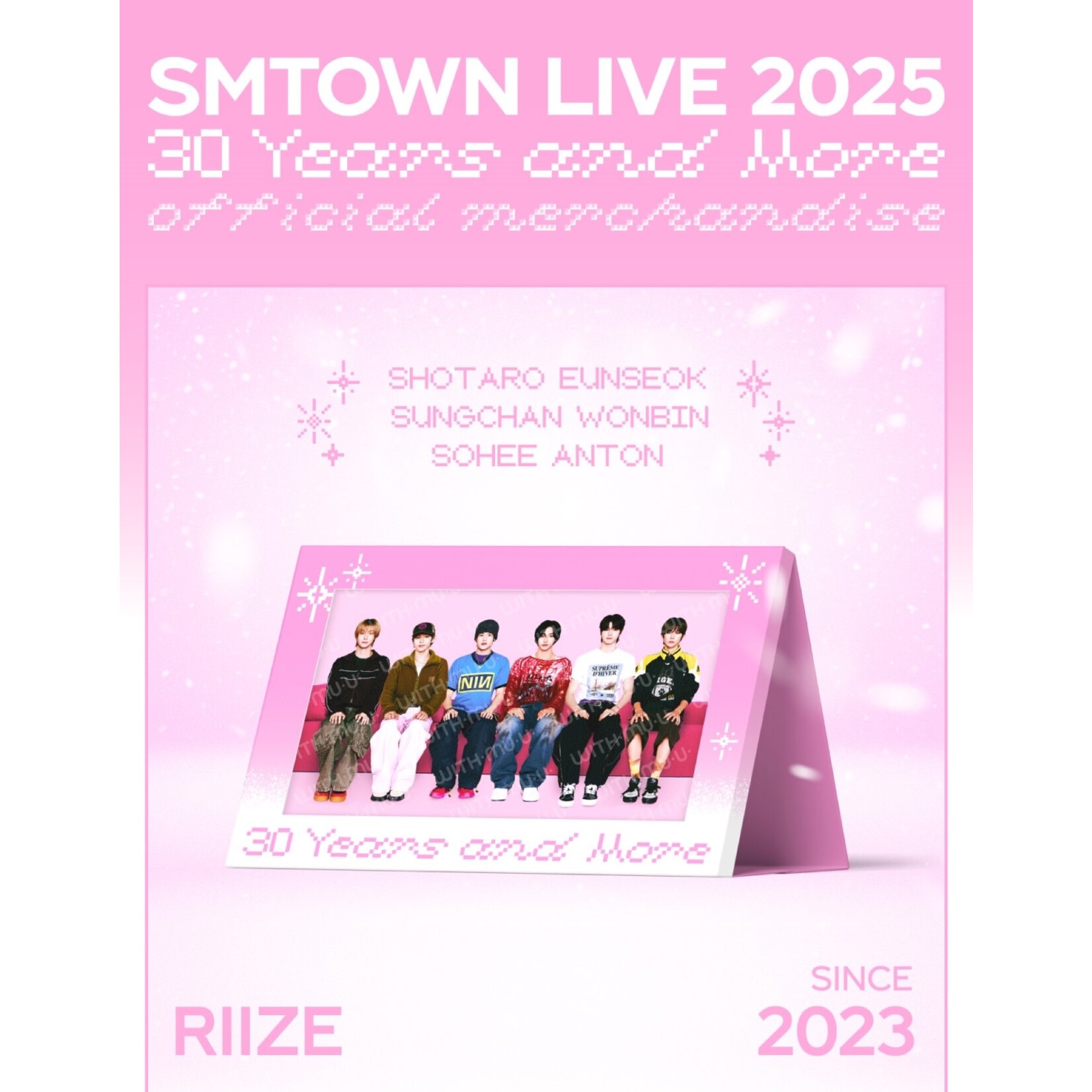Riize SMTOWN LIVE 2025 TOUR OFFICIAL MD : GROUP PHOTO SET - Riize