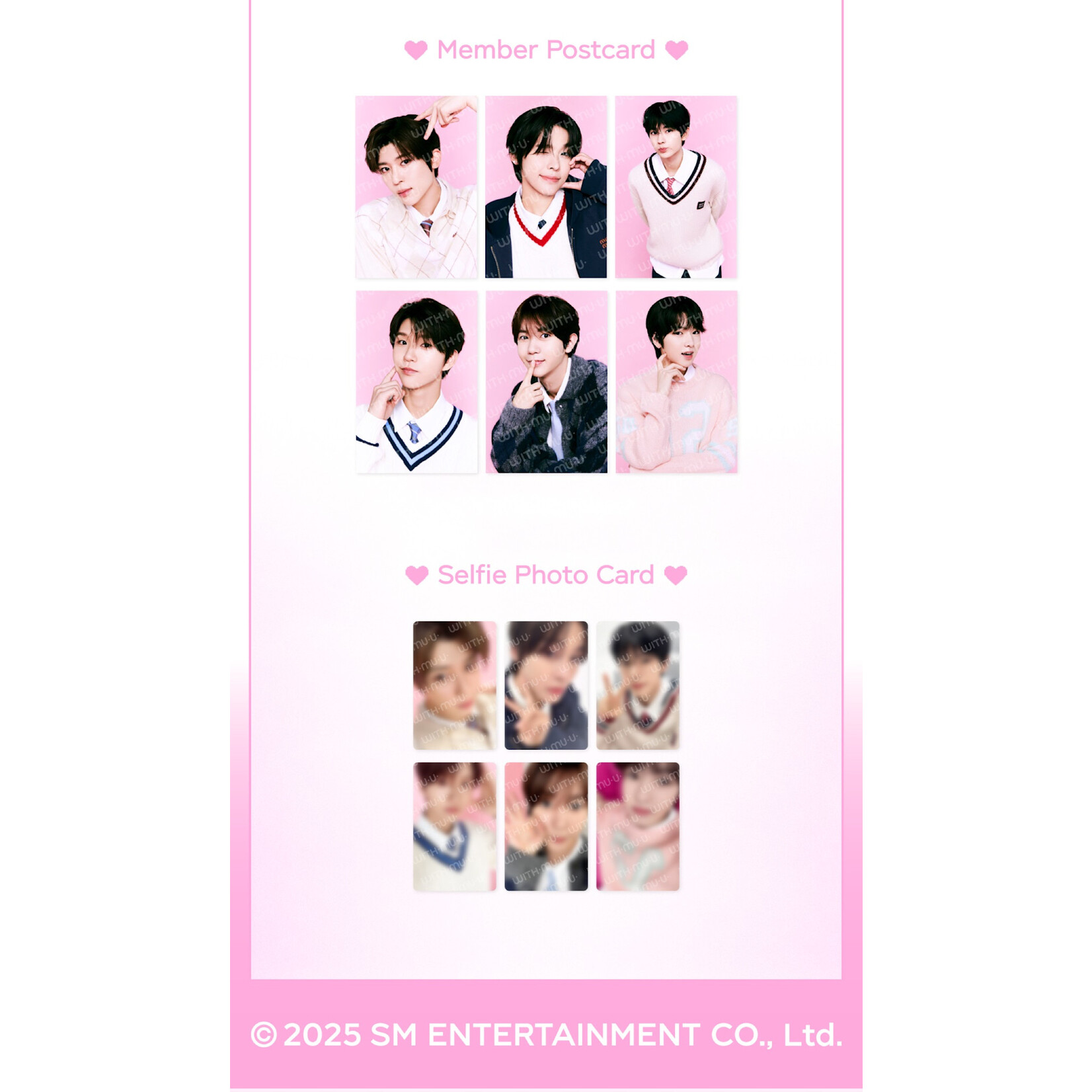 NCT SMTOWN LIVE 2025 TOUR OFFICIAL MD : GROUP PHOTO SET - NCT WISH