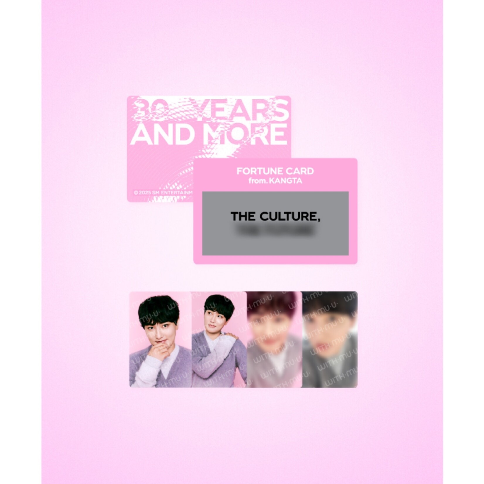 KANGTA SMTOWN LIVE 2025 TOUR OFFICIAL MD : FORTUNE SCRATCH - Kangta
