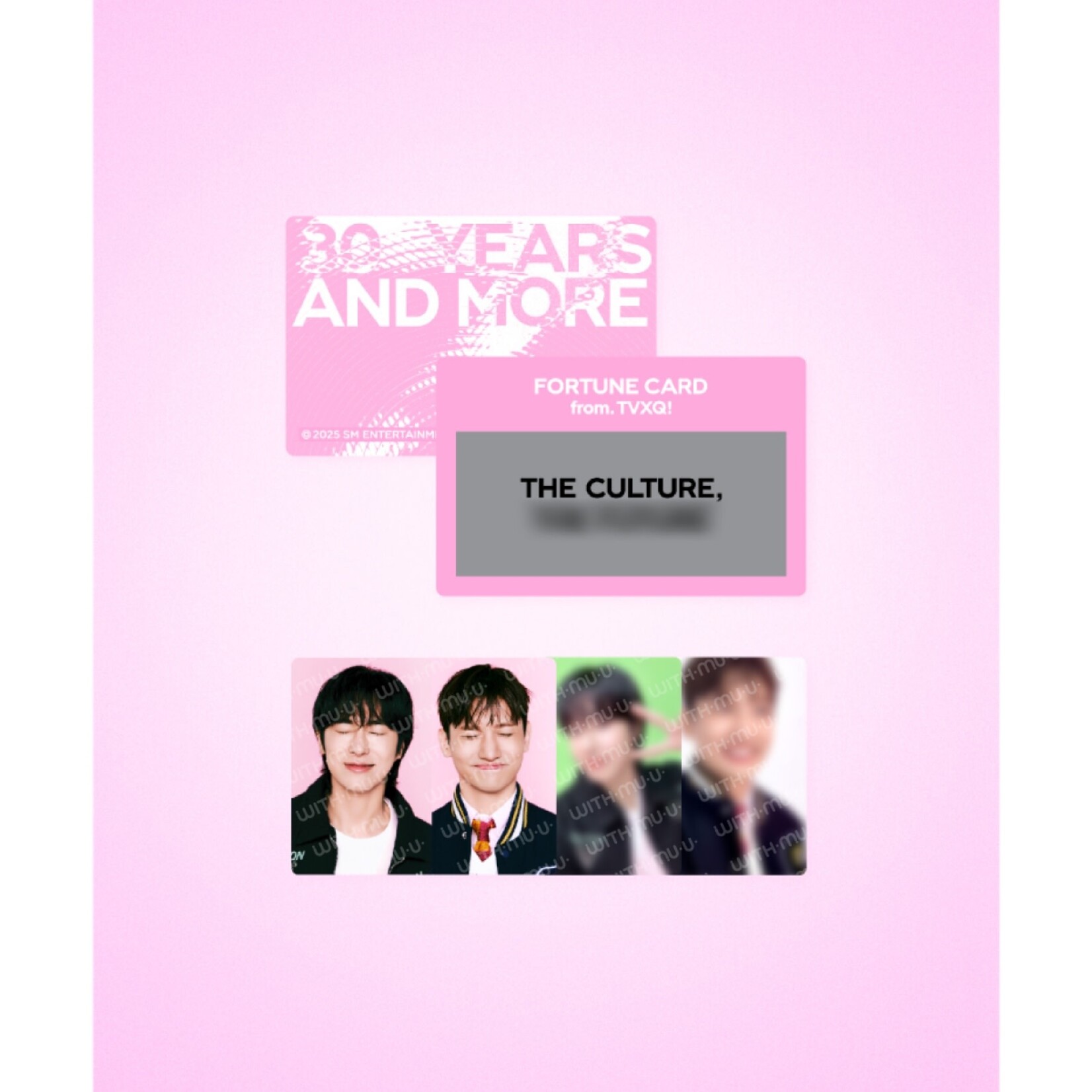 TVXQ SMTOWN LIVE 2025 TOUR OFFICIAL MD : FORTUNE SCRATCH - TVXQ!