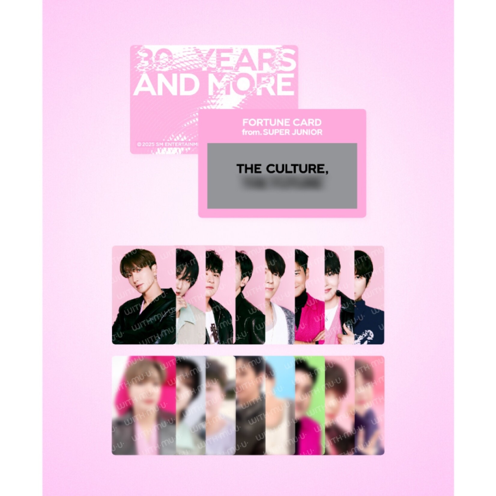 Super Junior SMTOWN LIVE 2025 TOUR OFFICIAL MD : FORTUNE SCRATCH - Super Junior