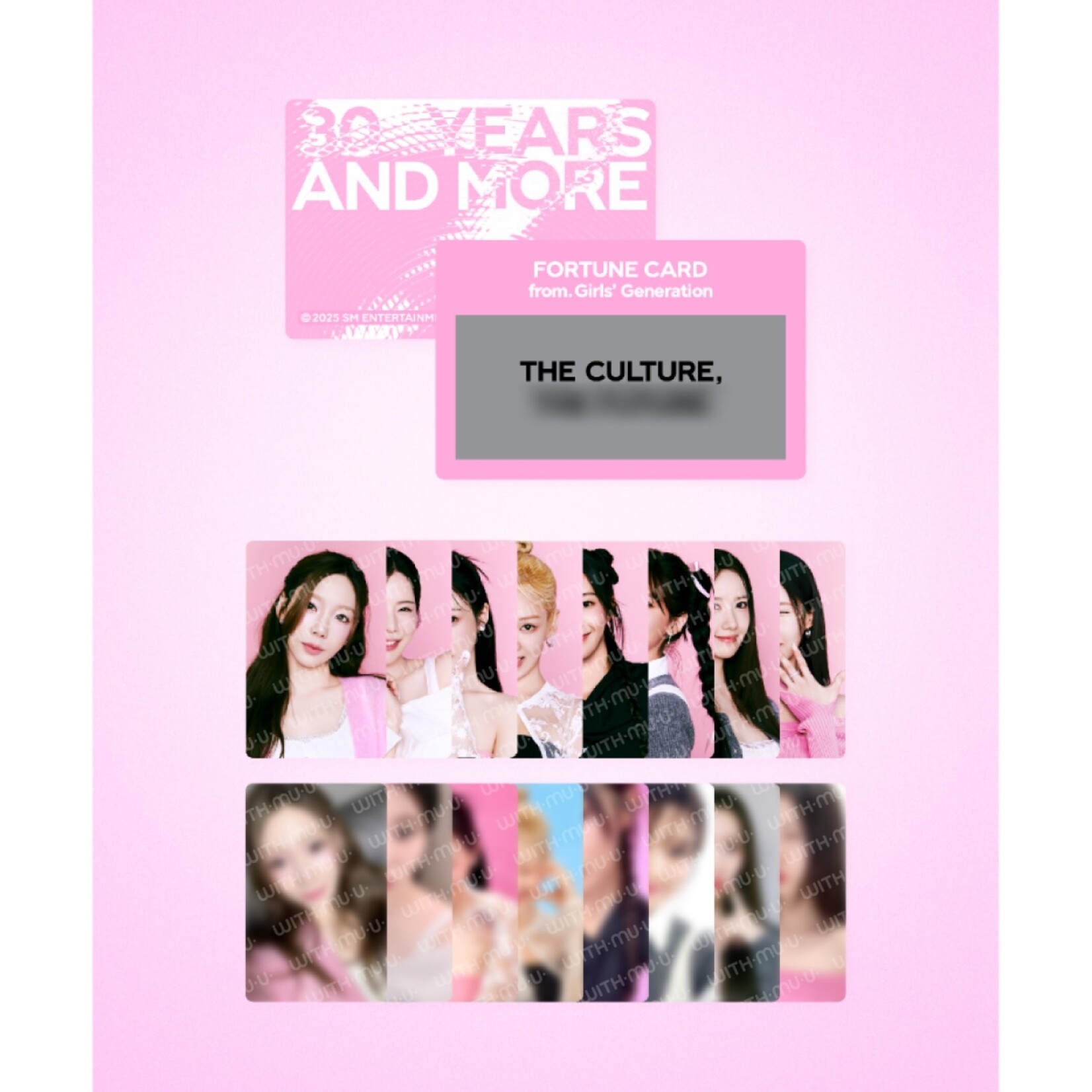 Girl's Generation SMTOWN LIVE 2025 TOUR OFFICIAL MD : FORTUNE SCRATCH - SNSD