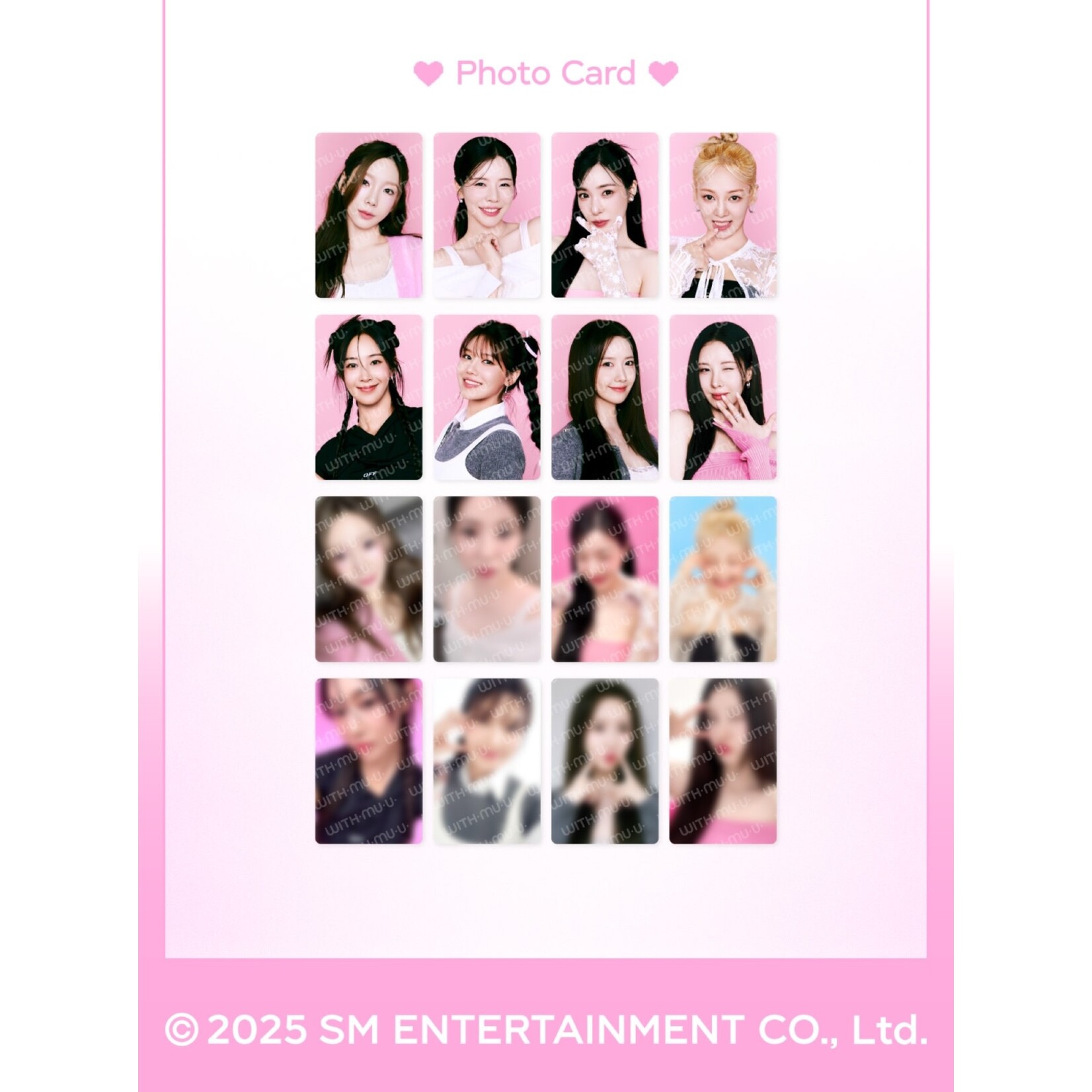 Girl's Generation SMTOWN LIVE 2025 TOUR OFFICIAL MD : FORTUNE SCRATCH - SNSD