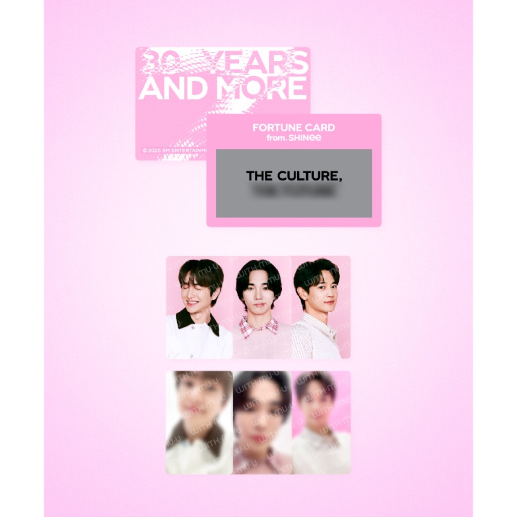 Shinee SMTOWN LIVE 2025 TOUR OFFICIAL MD : FORTUNE SCRATCH - Shinee
