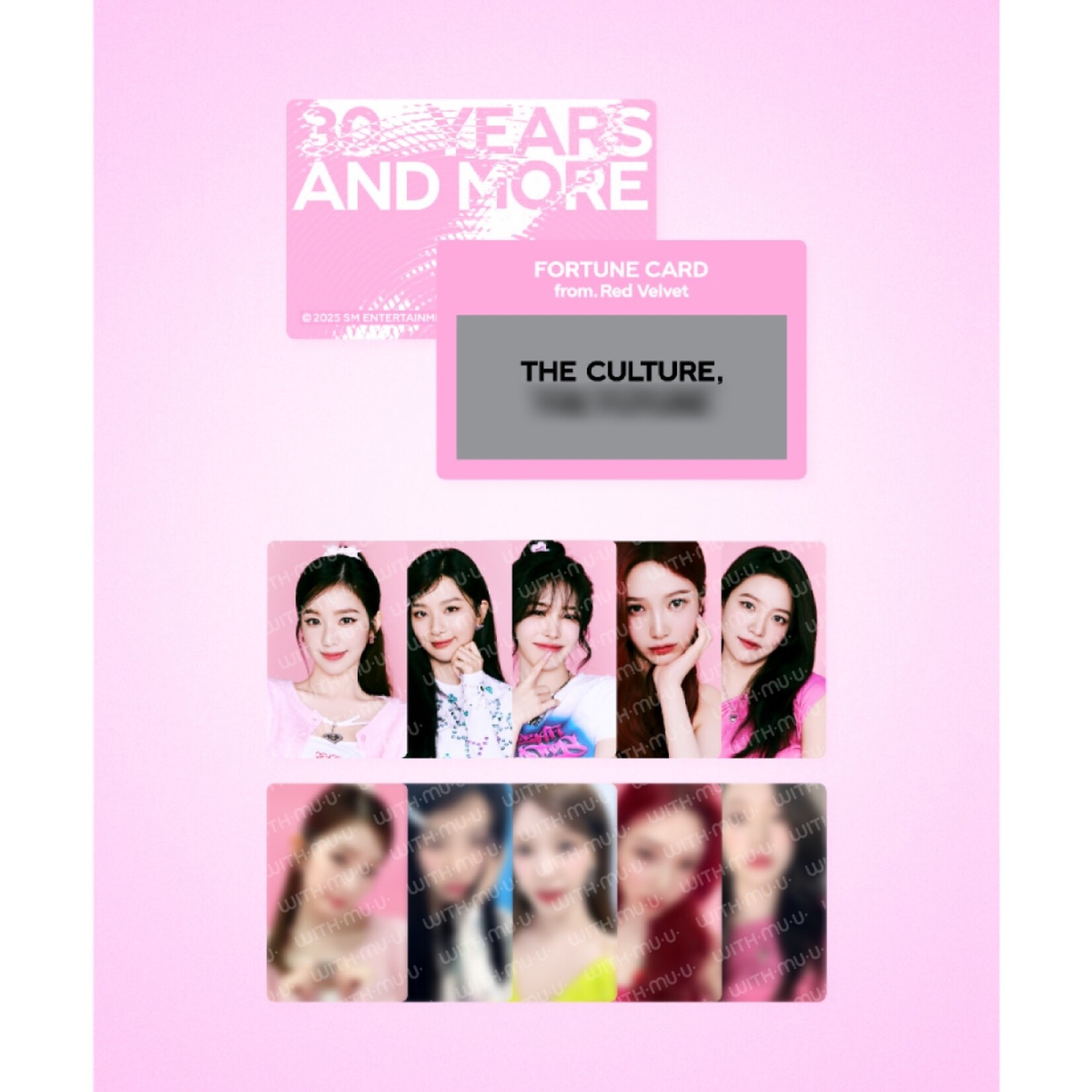 Red Velvet SMTOWN LIVE 2025 TOUR OFFICIAL MD : FORTUNE SCRATCH - Red Velvet