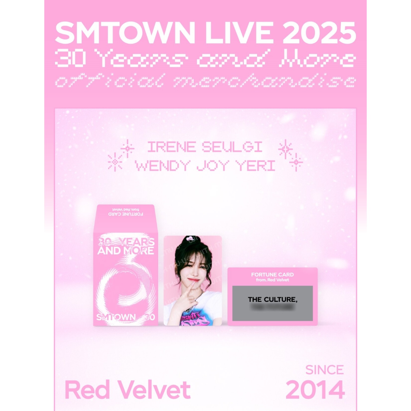 Red Velvet SMTOWN LIVE 2025 TOUR OFFICIAL MD : FORTUNE SCRATCH - Red Velvet