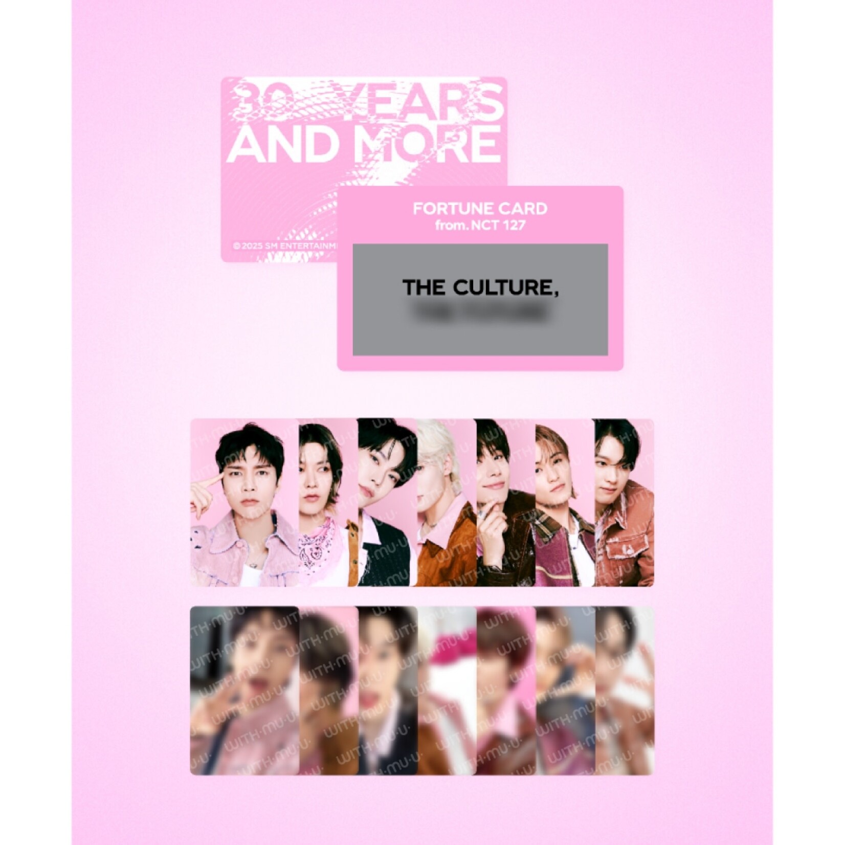NCT SMTOWN LIVE 2025 TOUR OFFICIAL MD : FORTUNE SCRATCH - NCT 127