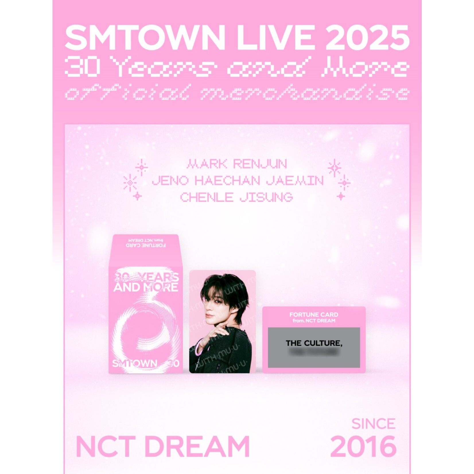 NCT SMTOWN LIVE 2025 TOUR OFFICIAL MD : FORTUNE SCRATCH - NCT Dream
