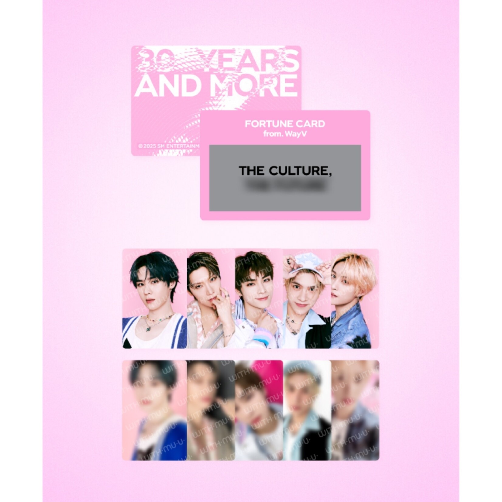 NCT SMTOWN LIVE 2025 TOUR OFFICIAL MD : FORTUNE SCRATCH - WayV