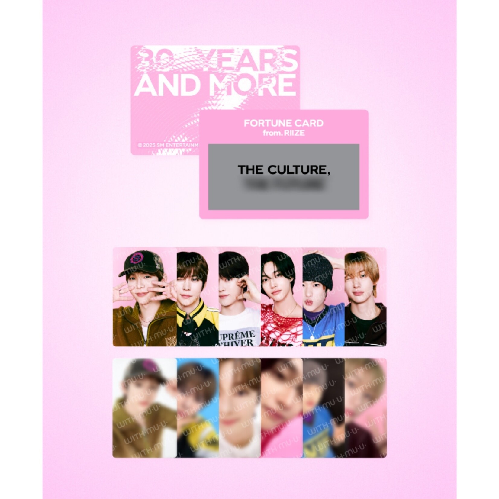 Riize SMTOWN LIVE 2025 TOUR OFFICIAL MD : FORTUNE SCRATCH - Riize