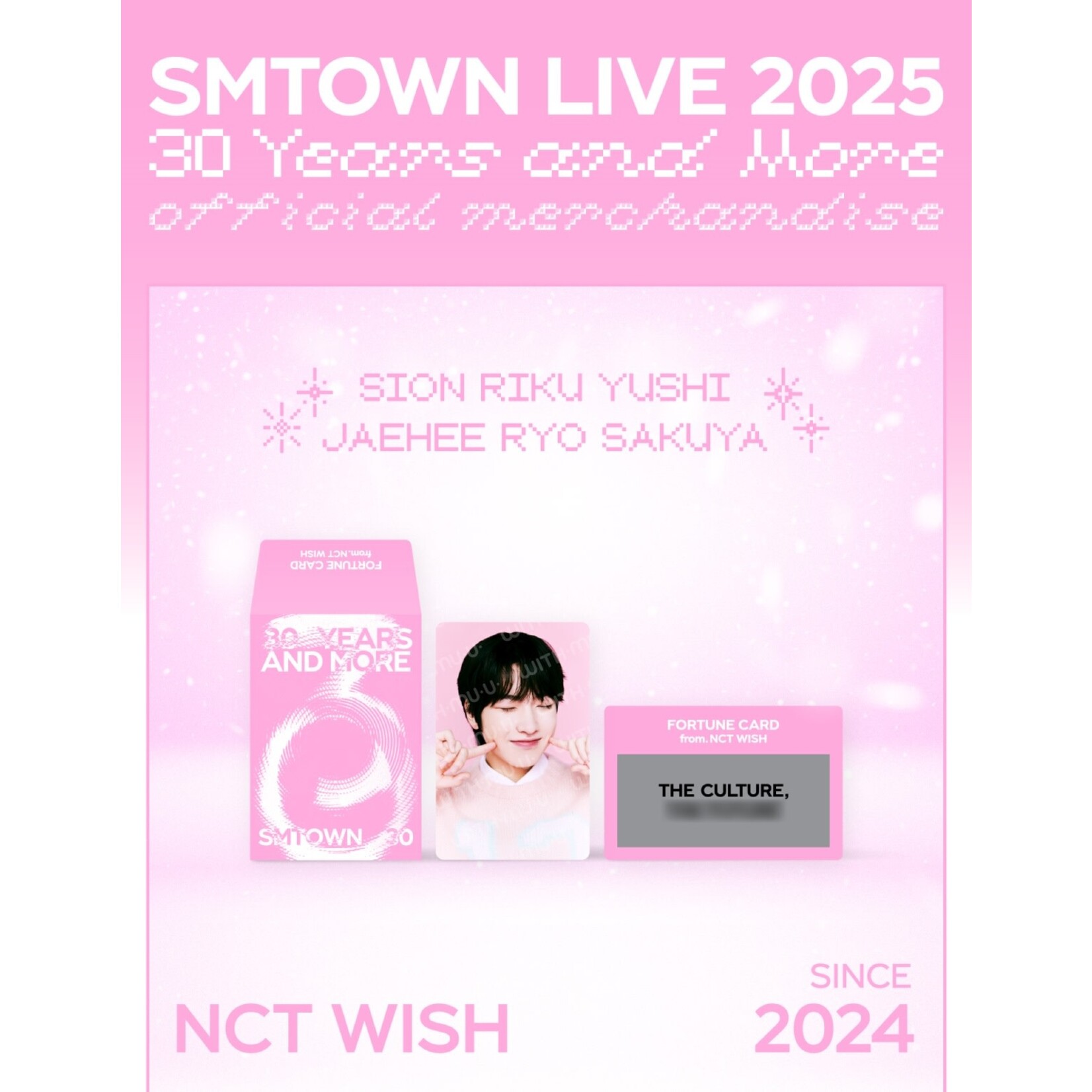 NCT SMTOWN LIVE 2025 TOUR OFFICIAL MD : FORTUNE SCRATCH - NCT Wish