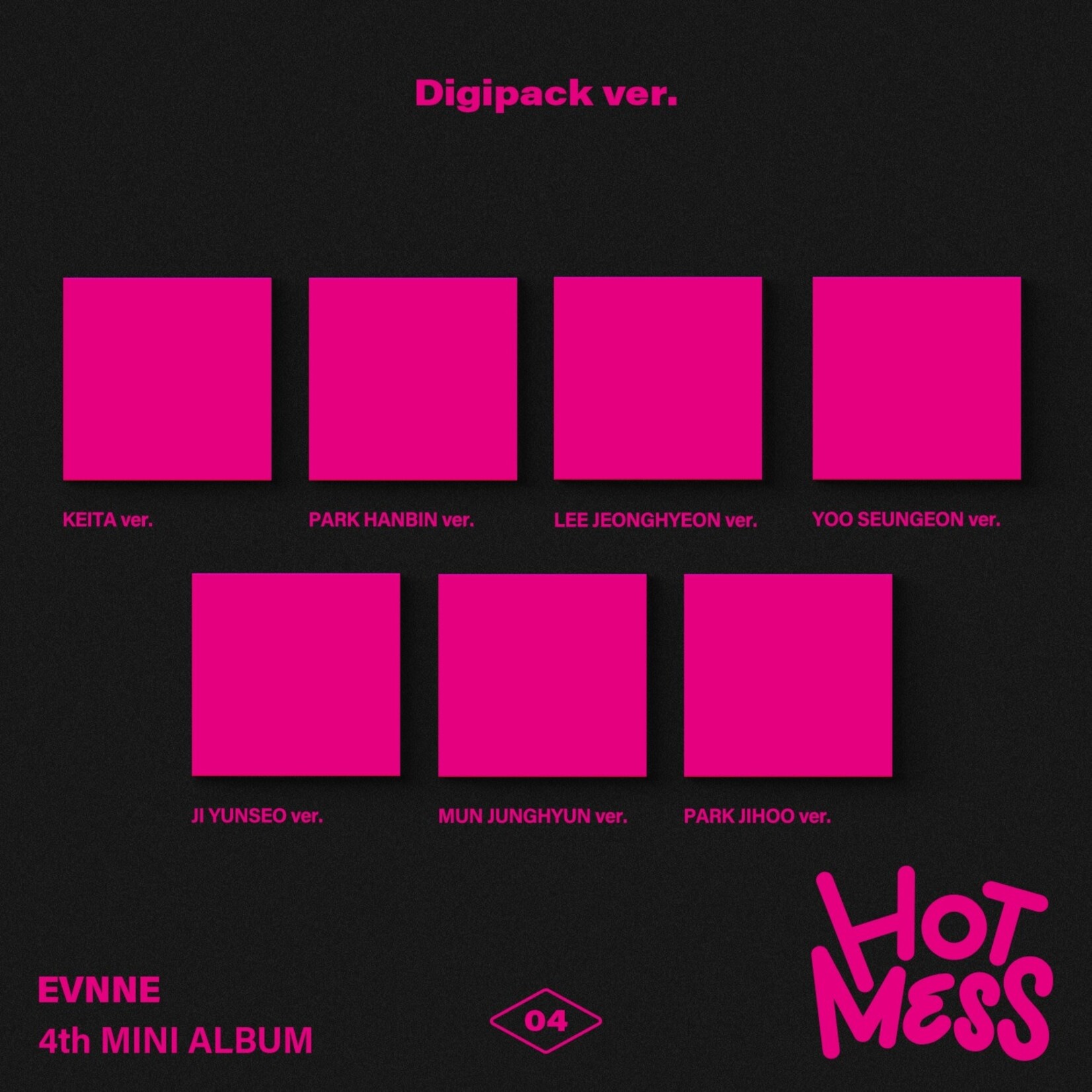 EVNNE EVNNE - 4th Mini Album [HOT MESS] (Digipack Ver.)