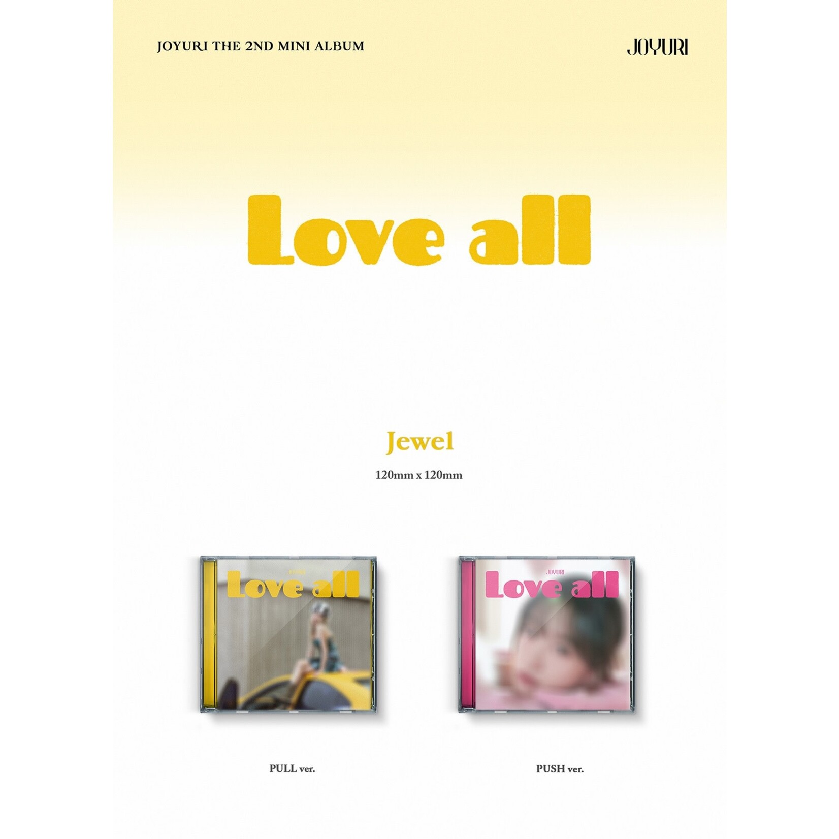 Jo Yuri JO YURI - 2nd Mini Album [LOVE ALL] (Jewel Ver.)