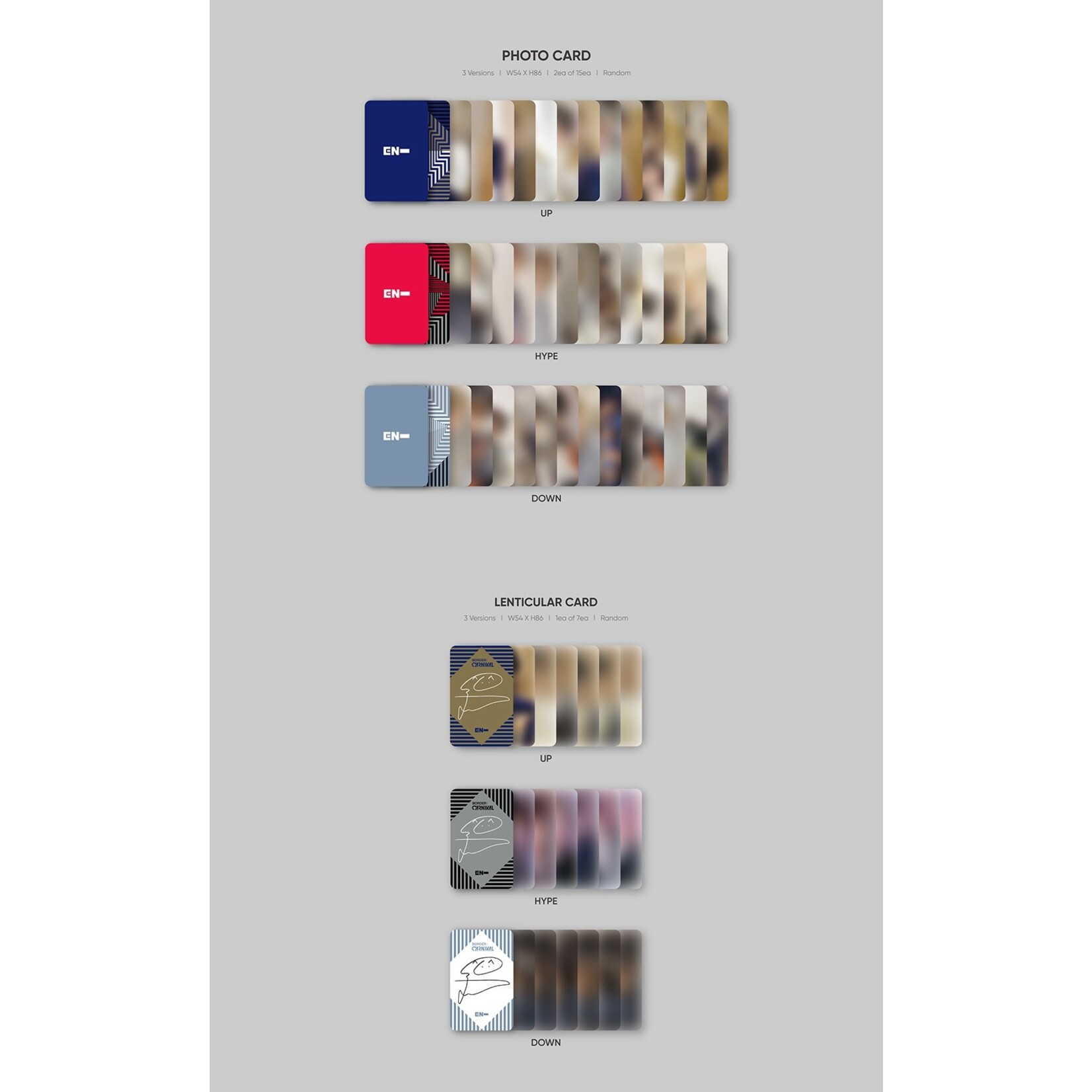 Enhypen ENHYPEN - 2nd Mini [BORDER : CARNIVAL] Photobook Ver.