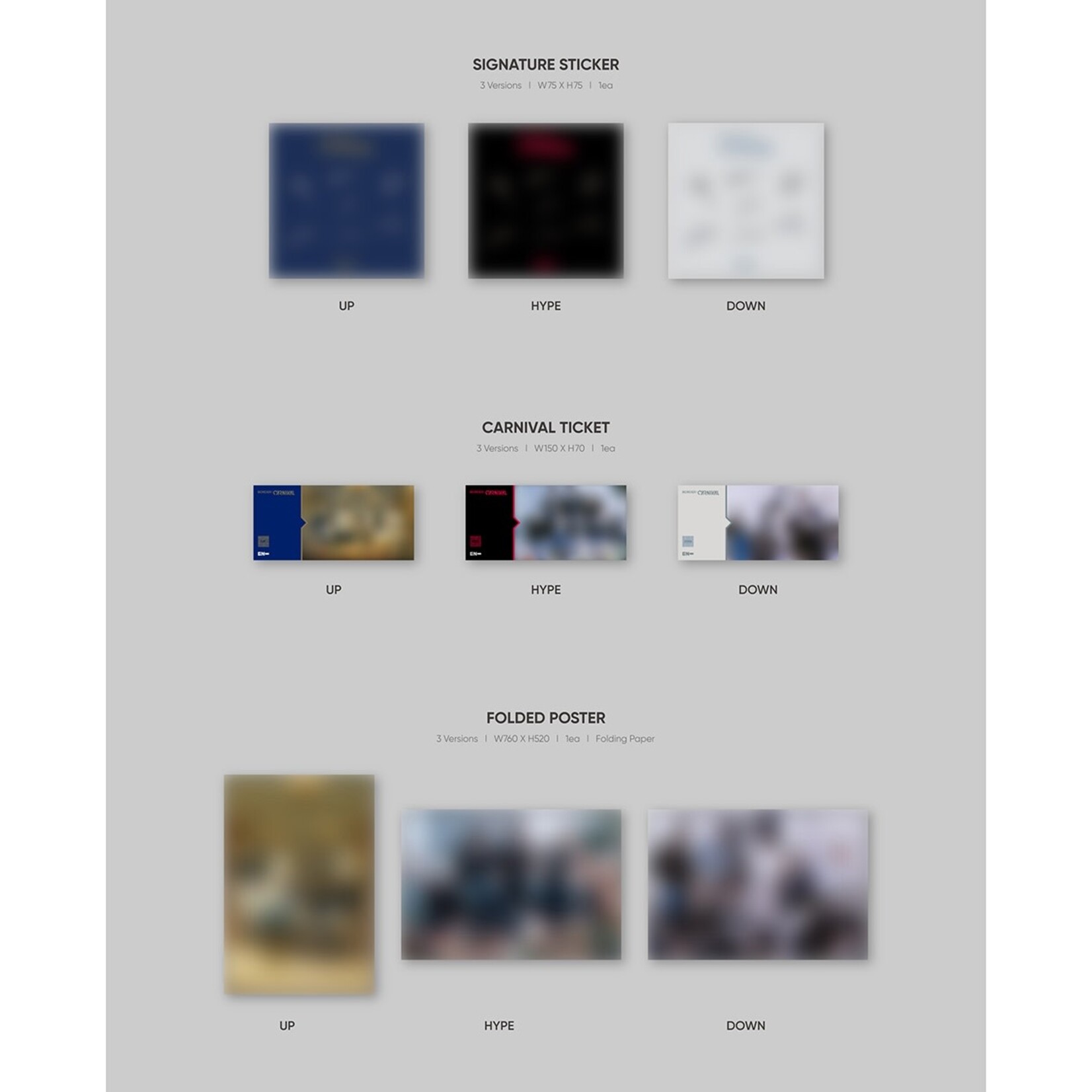 Enhypen ENHYPEN - 2nd Mini [BORDER : CARNIVAL] Photobook Ver.