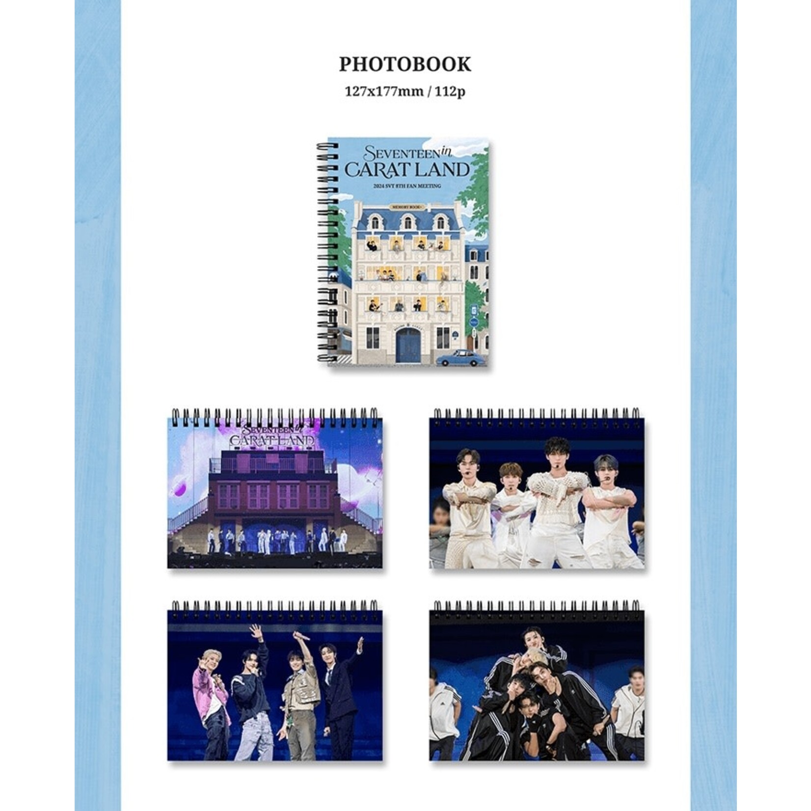 Seventeen SEVENTEEN - 2024 SVT 8TH FAN MEETING  MEMORY BOOK + Weverse Gift (WS)