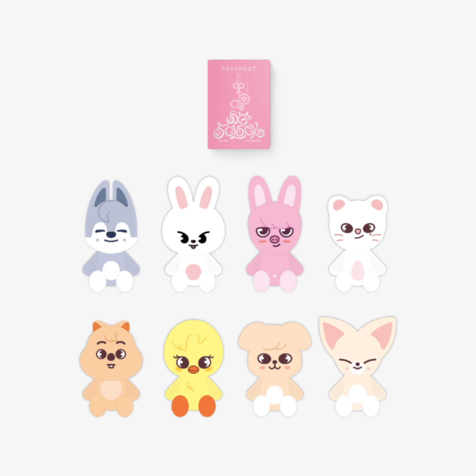 Stray Kids Stray Kids - 5th Fanmeeting [SKZ 5'CLOCK] : SKZOO PLUSH TEDDYBEAR Ver.