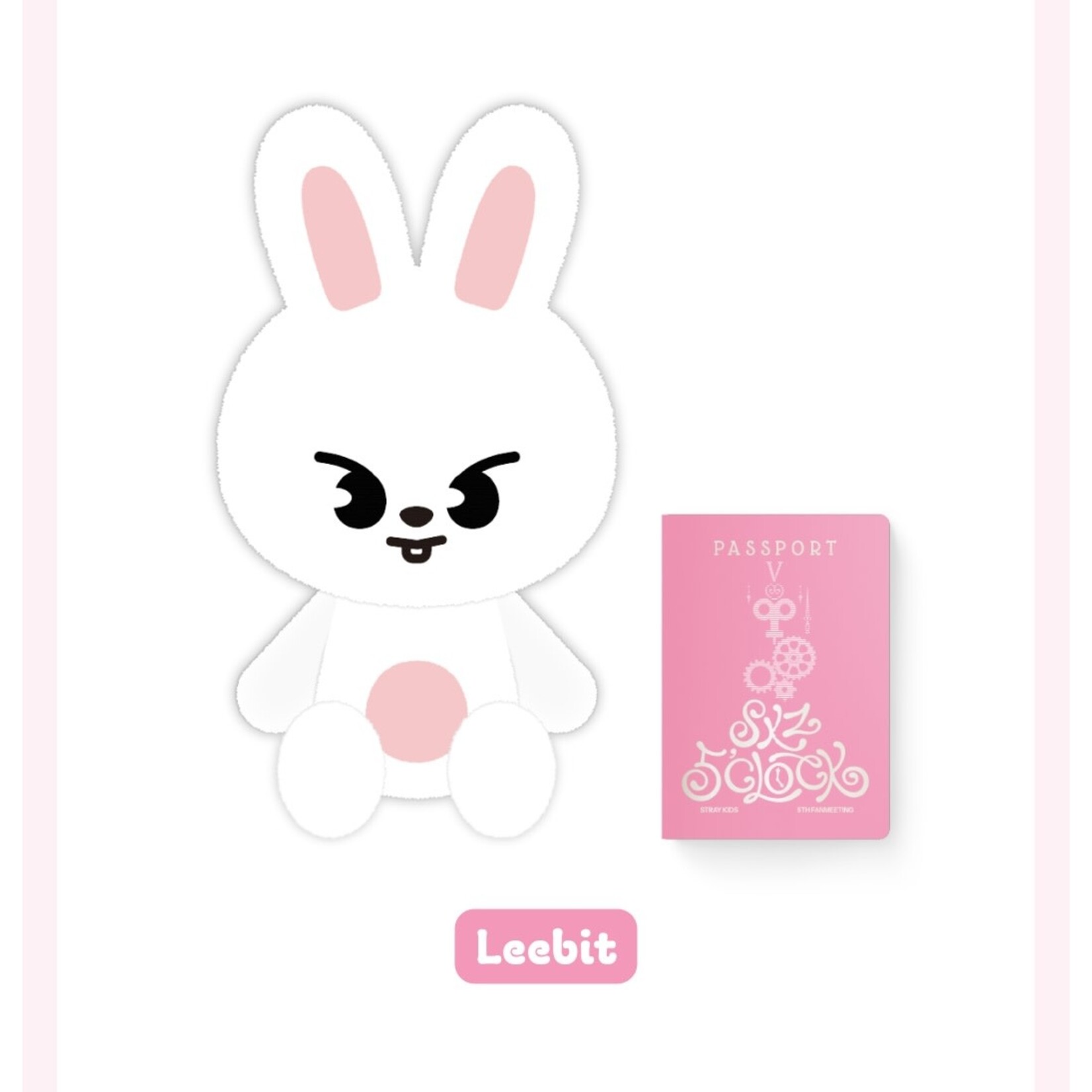 Stray Kids Stray Kids - 5th Fanmeeting [SKZ 5'CLOCK] : SKZOO PLUSH TEDDYBEAR Ver.